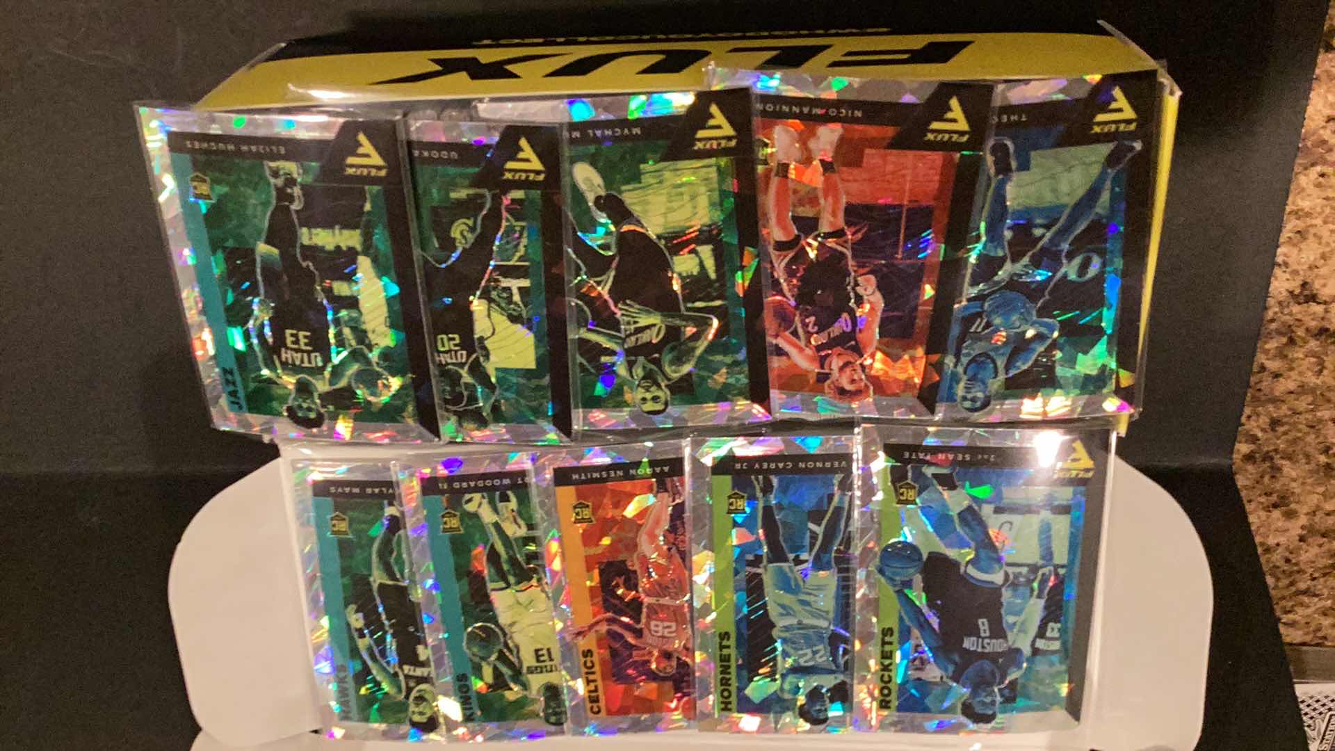 Photo 1 of 2020-2021 PANINI FLUX BASKETBALL BOX BREAK SET OF CARDS, INCLUDING ROOKIES