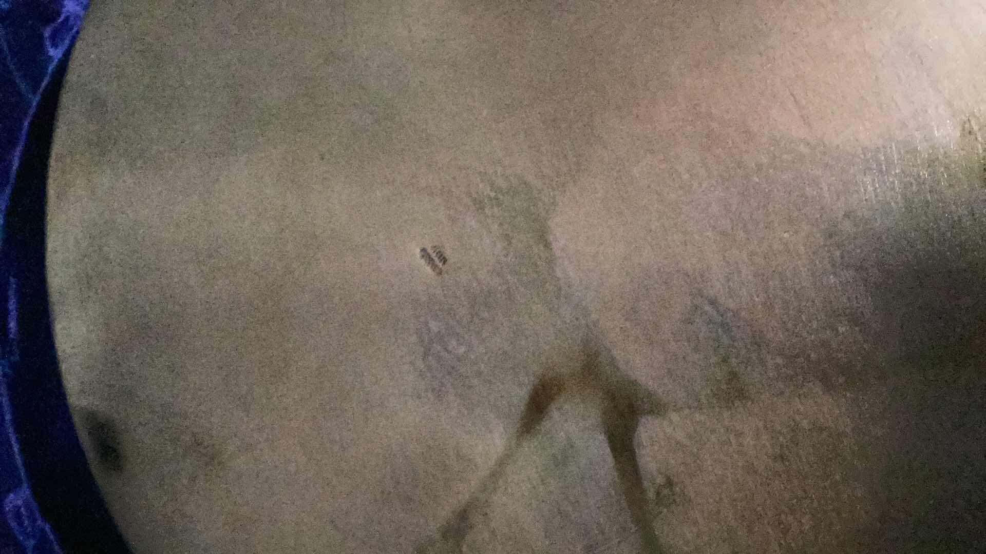 Photo 1 of SERVING PLATTER 8” X H 1” WITH 6 MINI 3 1/2” GOBLETS IN CASE