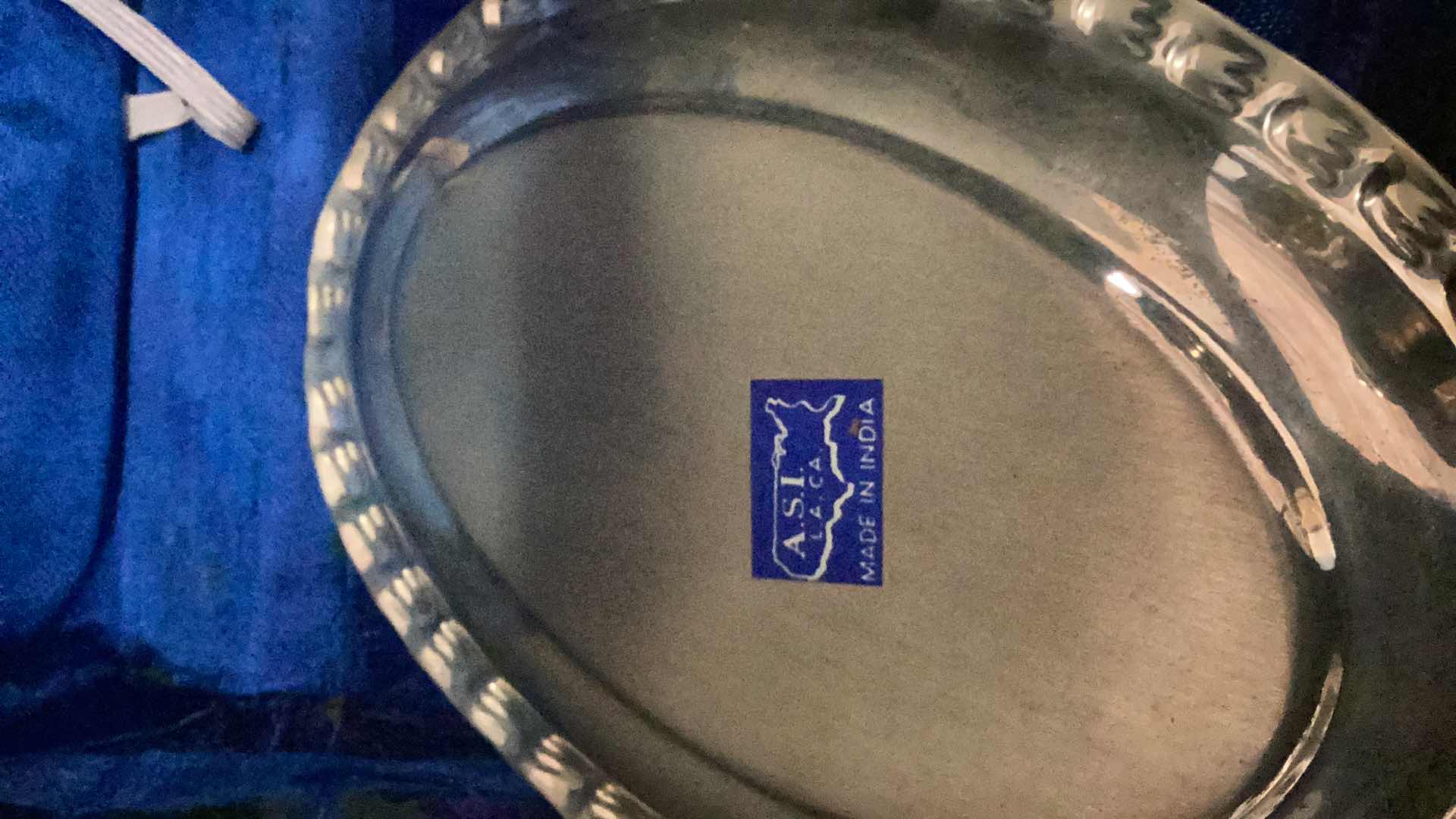 Photo 1 of METAL SALT AND PEPPER SHAKERS WITH TRAY AND CASE