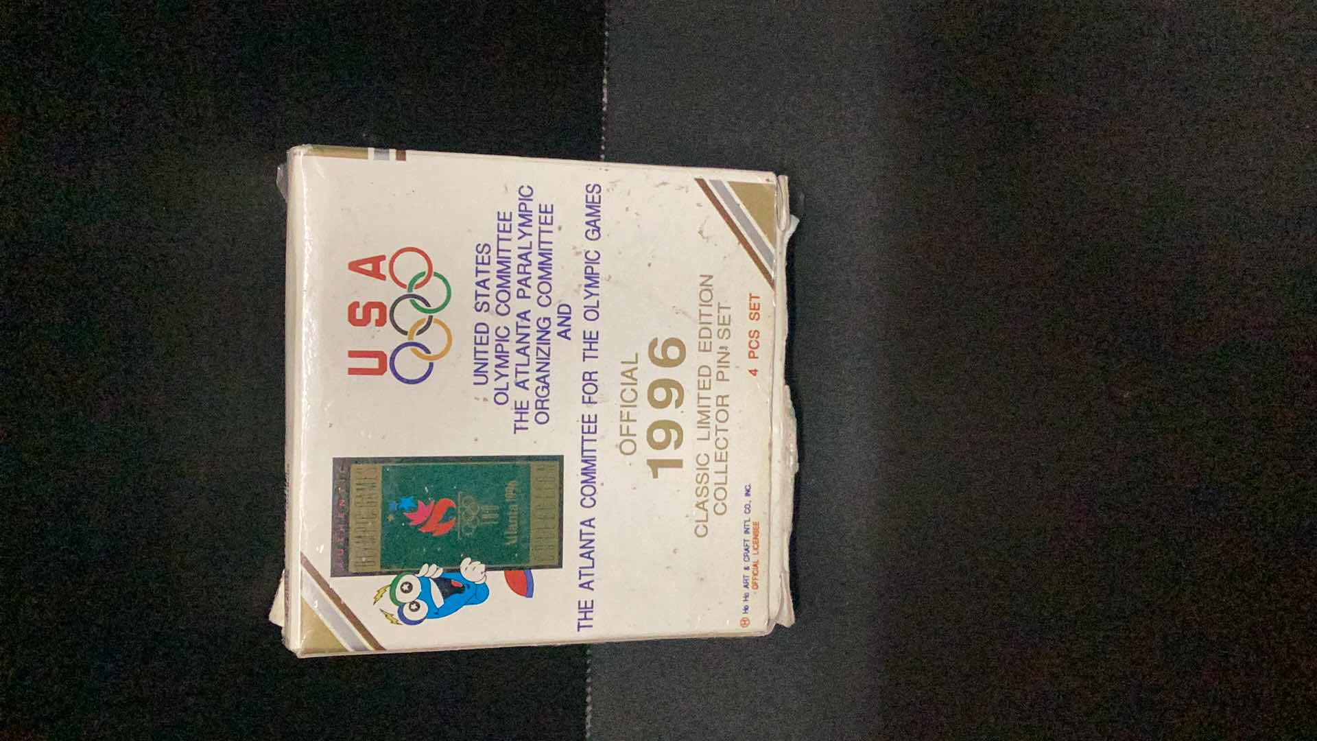 Photo 1 of 1996 OFFICIAL OLYMPIC ATLANTA 4 PIECE PIN SET