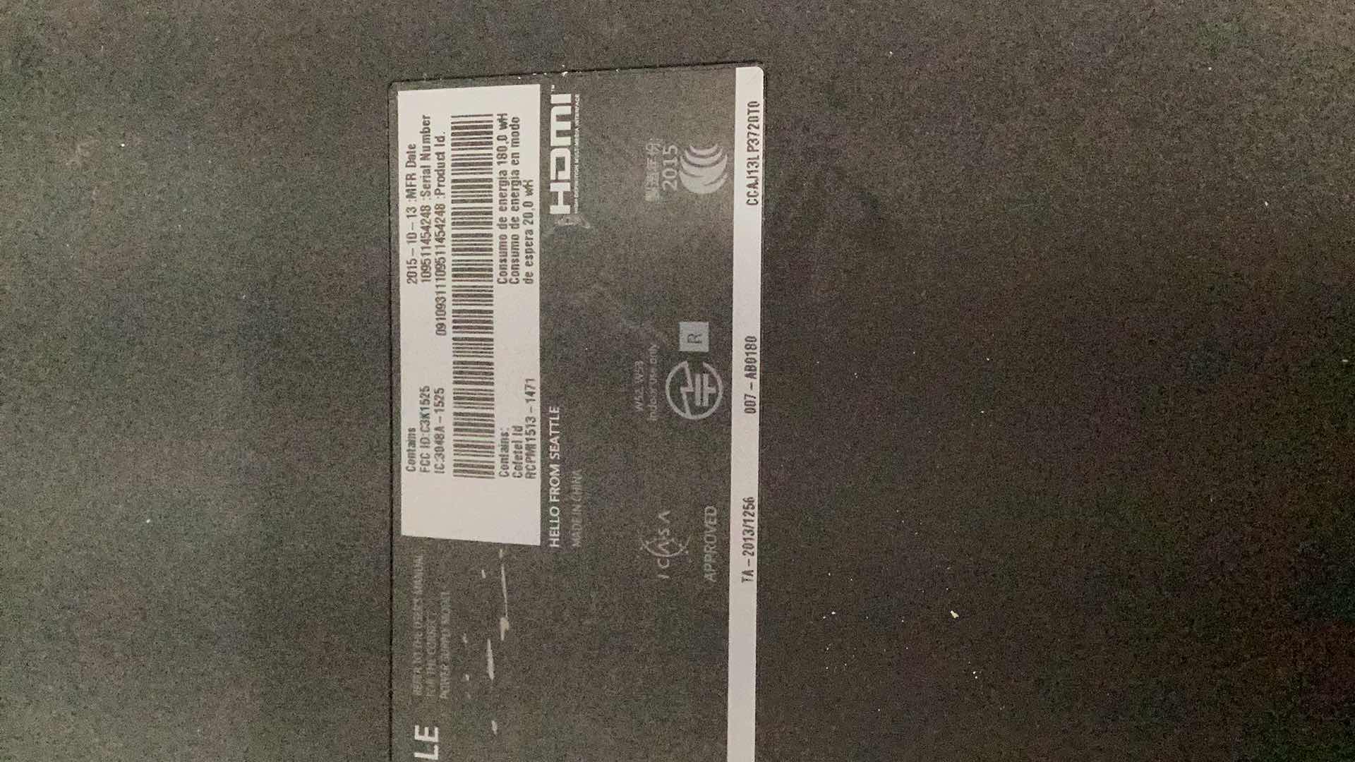 Photo 1 of XBOX ONE AS IS, WILL NOT POWER UP