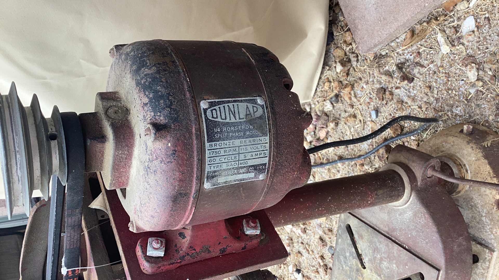 Photo 2 of VINTAGE DUNLAP DRILL PRESS