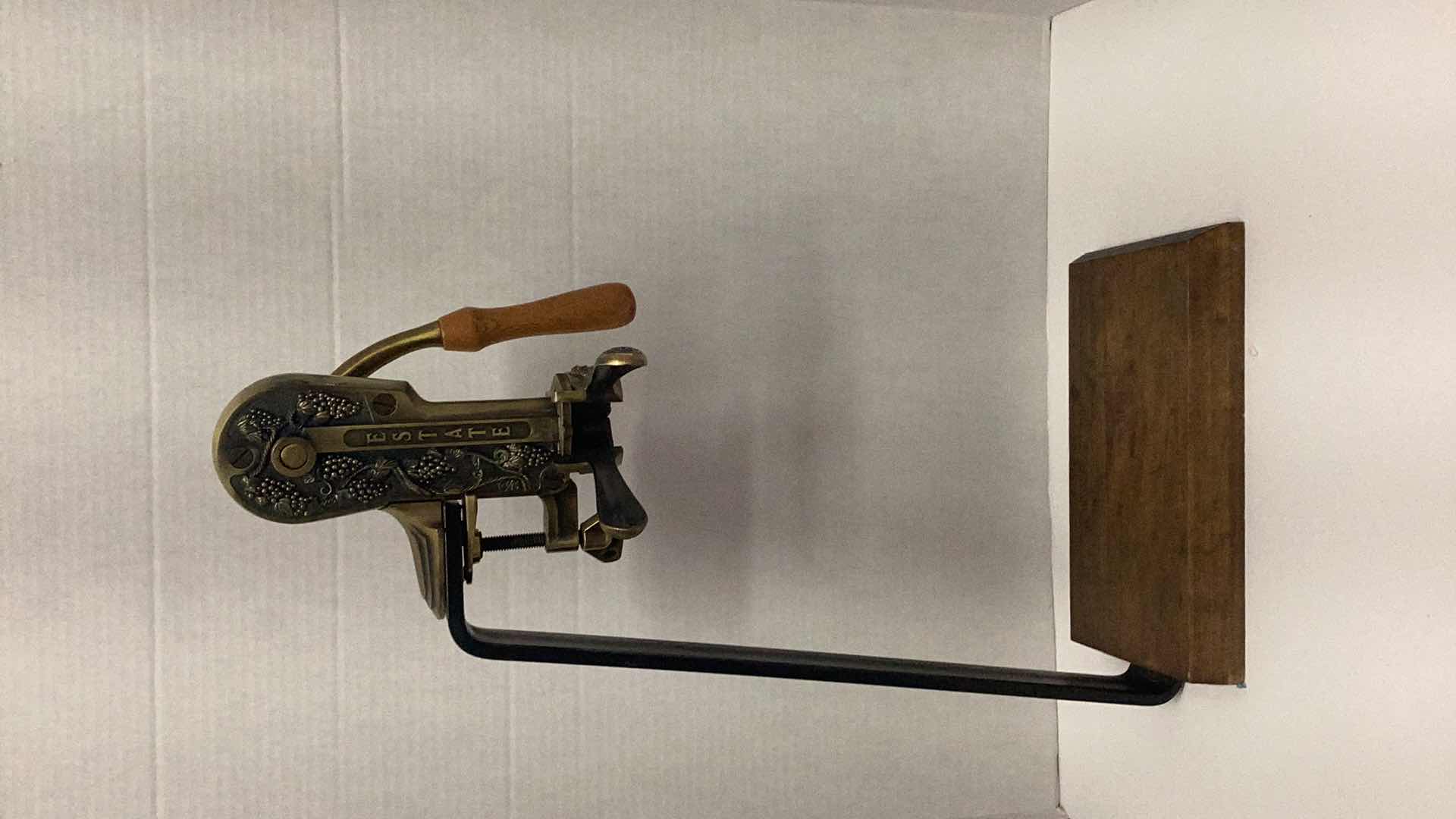 Photo 1 of LARGE ESTATE WINE BOTTLE OPENER 12” X H 23”