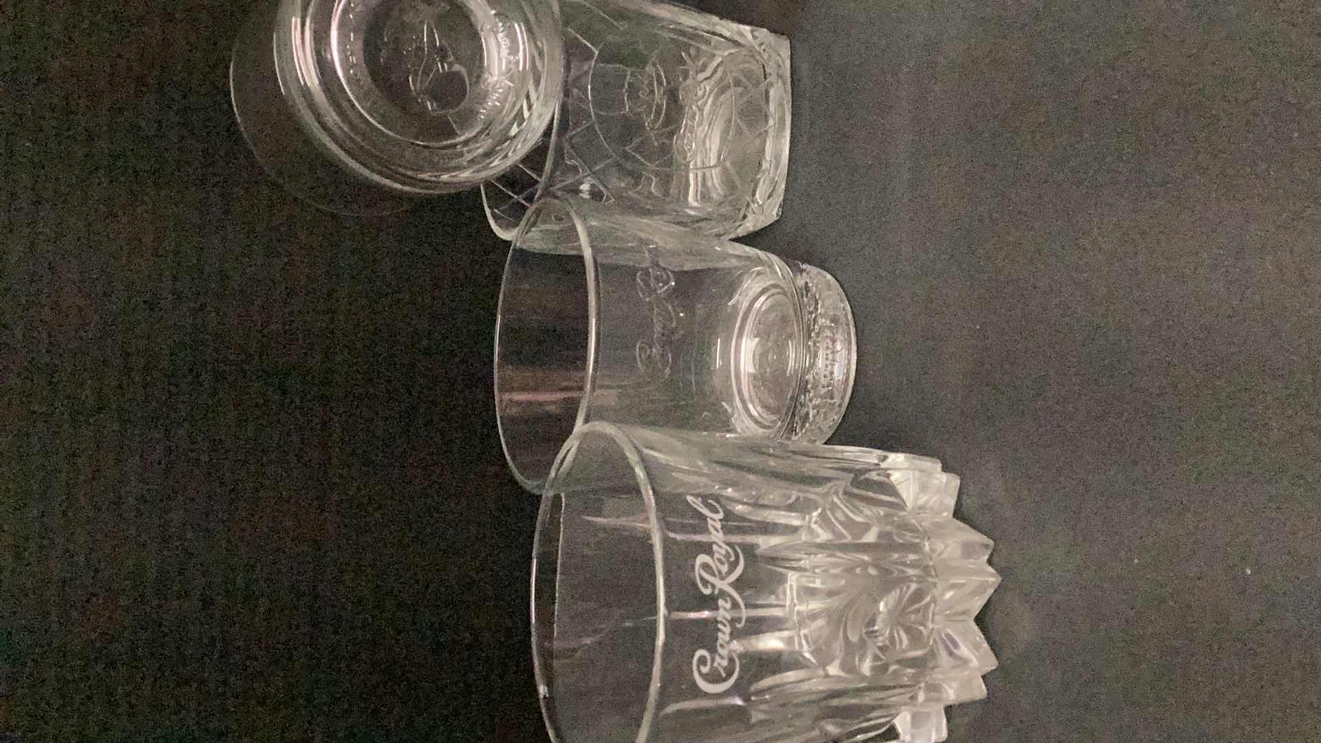 Photo 1 of 5 COLLECTIBLE CROWN ROYAL WHISKEY GLASSES