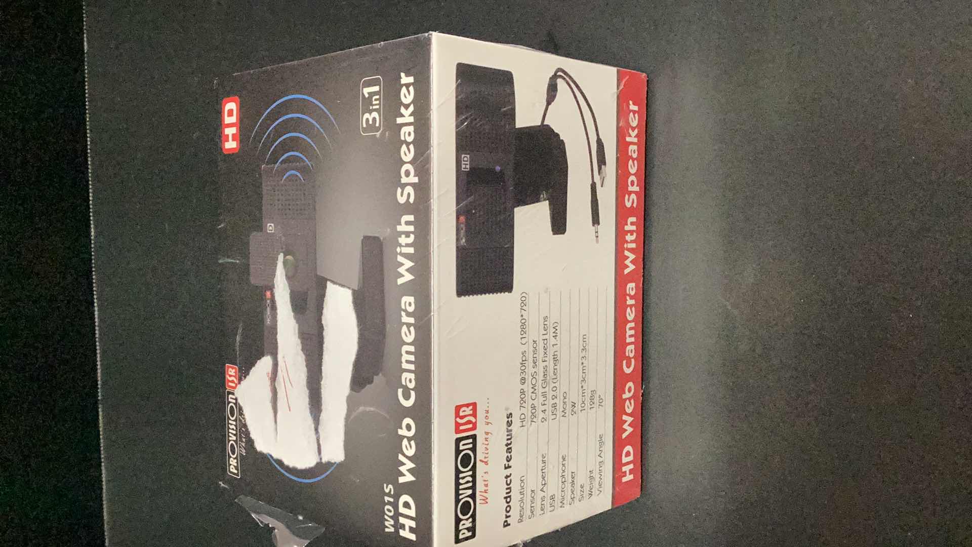 Photo 1 of PROVISION ISR HD WEB CAMERA WITH SPEAKER FACTORY SEALED