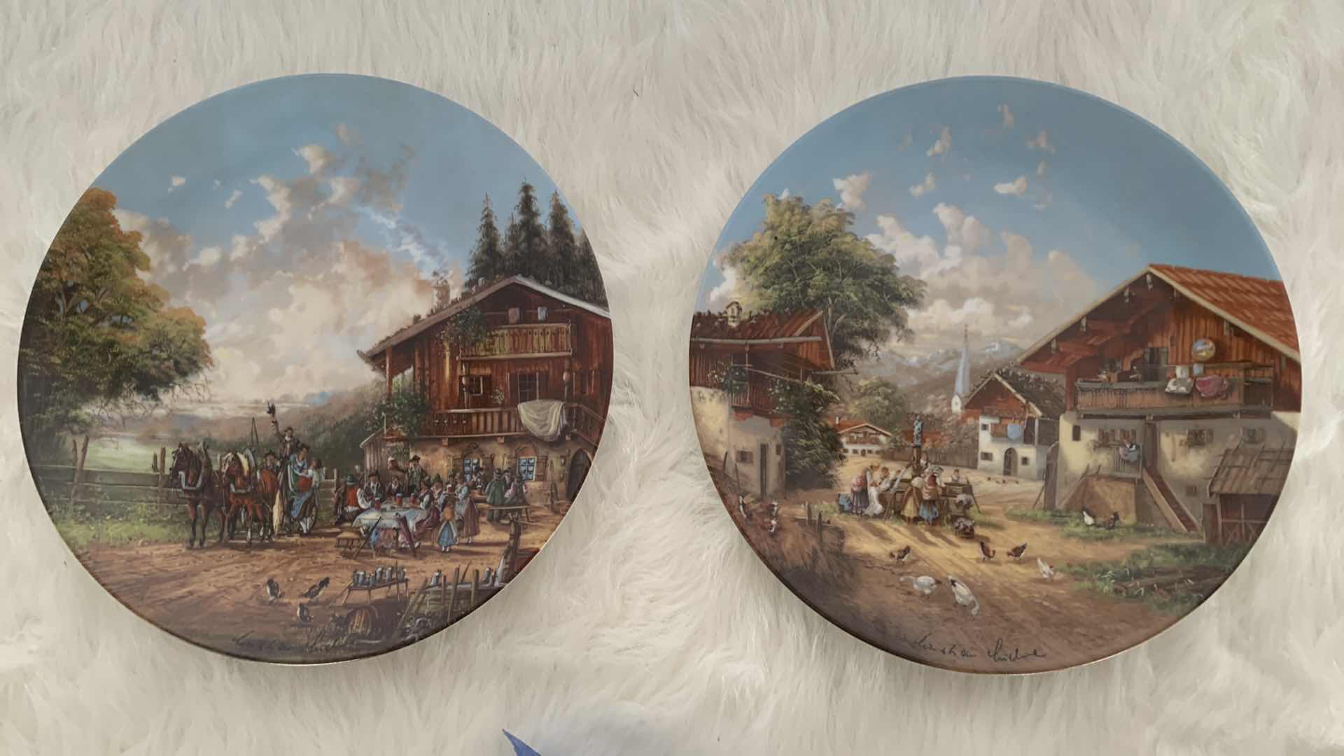 Photo 1 of TWO SIGNED AND NUMBERED w COA CHRISTIAN SELTMANN, ARTIST CHRISTIAN LUCKEL PLATES