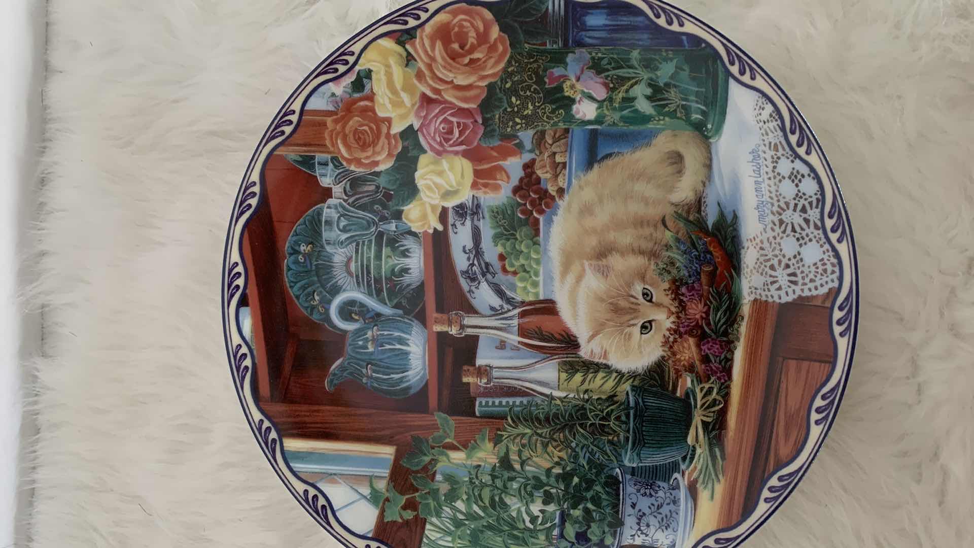 Photo 1 of THREE - NUMBERED BRADLEY EXCHANGE PORCELAIN PLATES