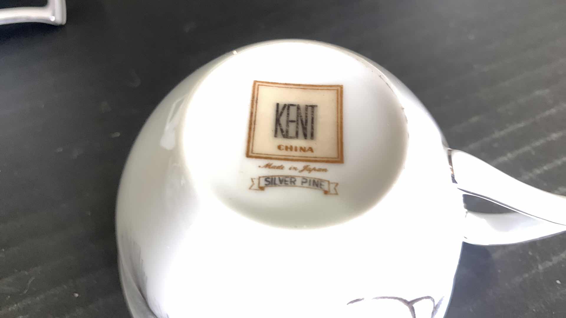 Photo 1 of KENT SILVER PINE PORCELAIN DINNERWARE 63 PIECES