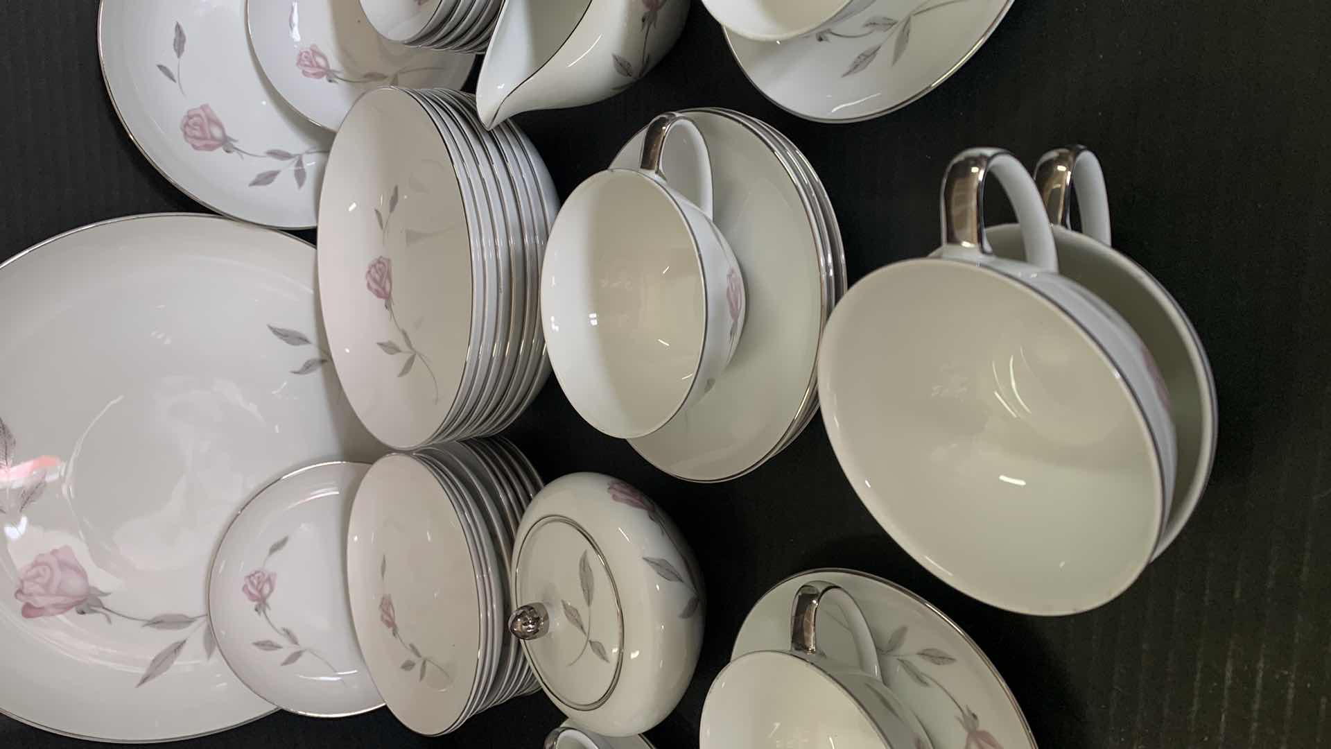 Photo 3 of MIKASA PRIMROSE PORCELAIN DINNERWARE, 45 PIECES