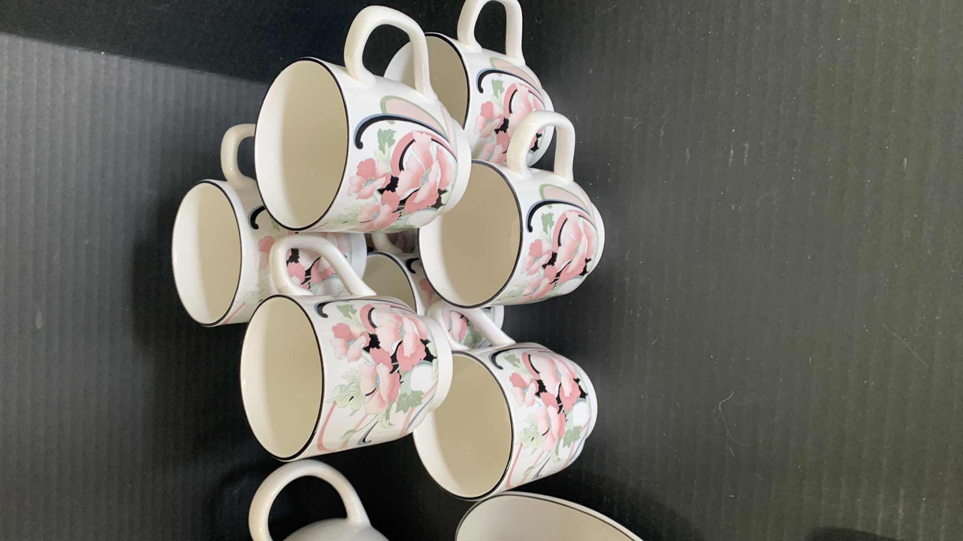 Photo 1 of SANGO QUADRILLE SEMI PORCELAIN DINNERWARE 15 PIECES