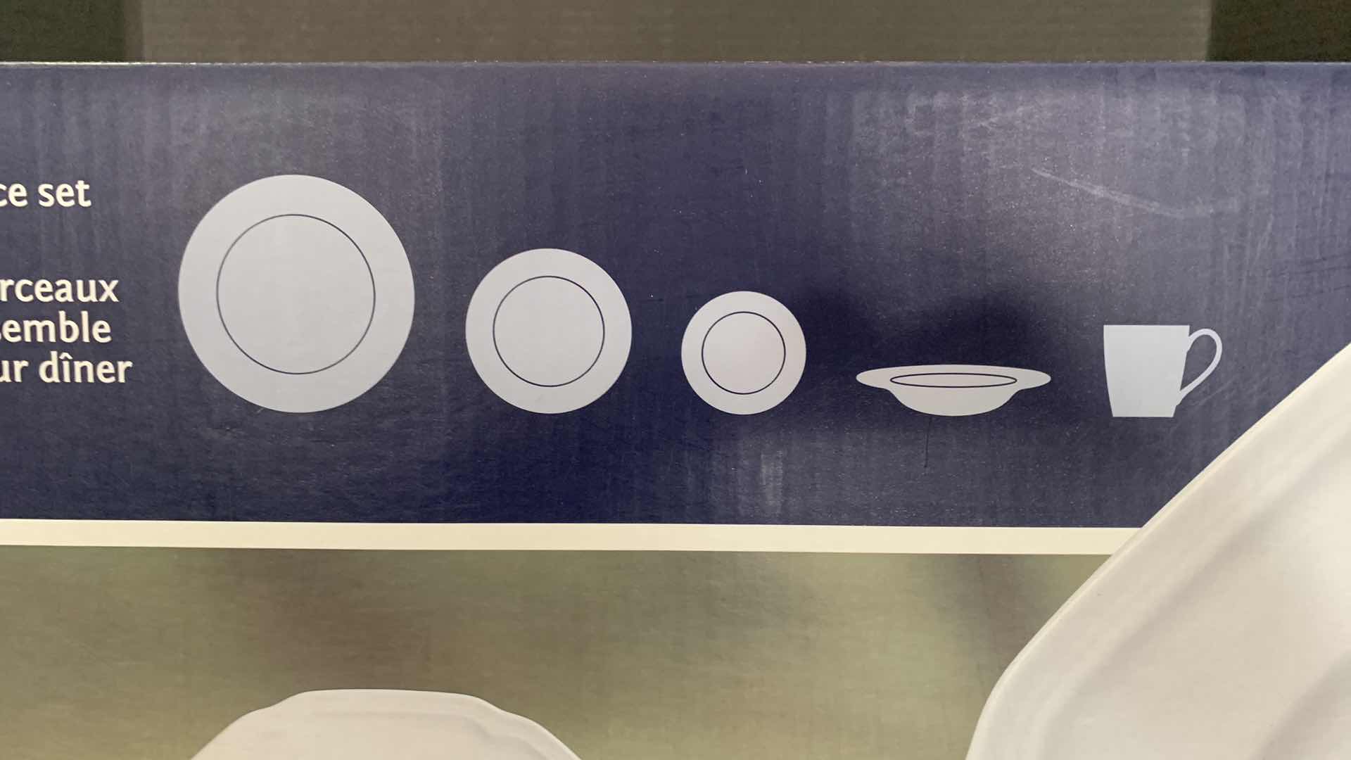 Photo 1 of MIKASA ANTIQUE WHITE DINNERWARE 45 PIECES