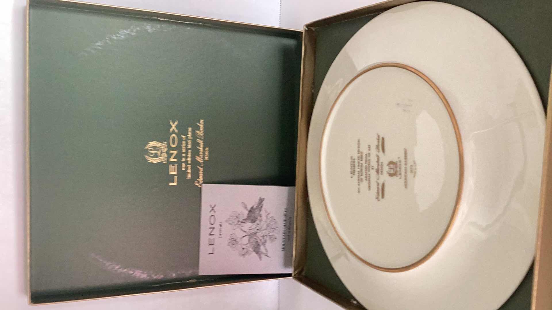 Photo 1 of LENOX “MOUNTAIN BLUEBIRDS” 1972 COLLECTIBLE PLATES