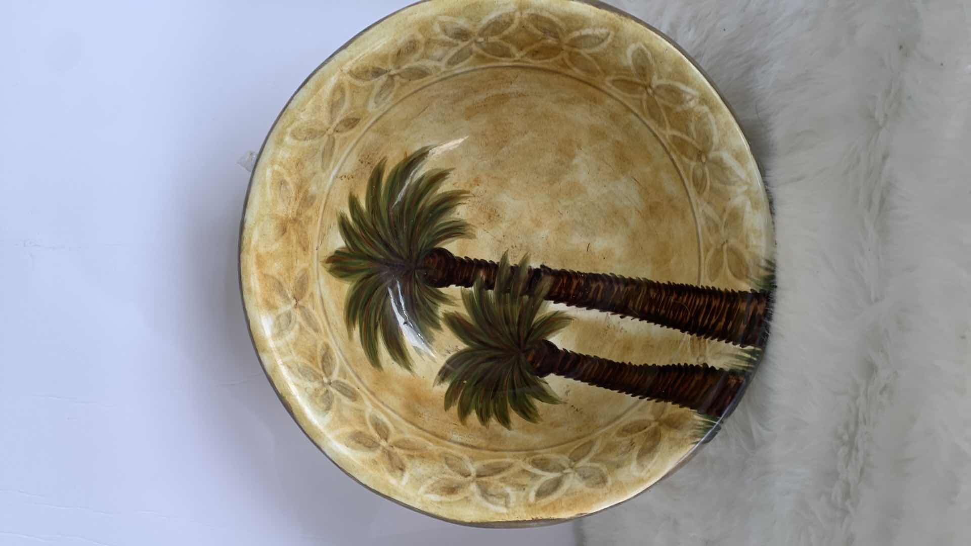 Photo 2 of VINTAGE HAND PAINTED PITCHER AND WASHBOWL 15” x 14”