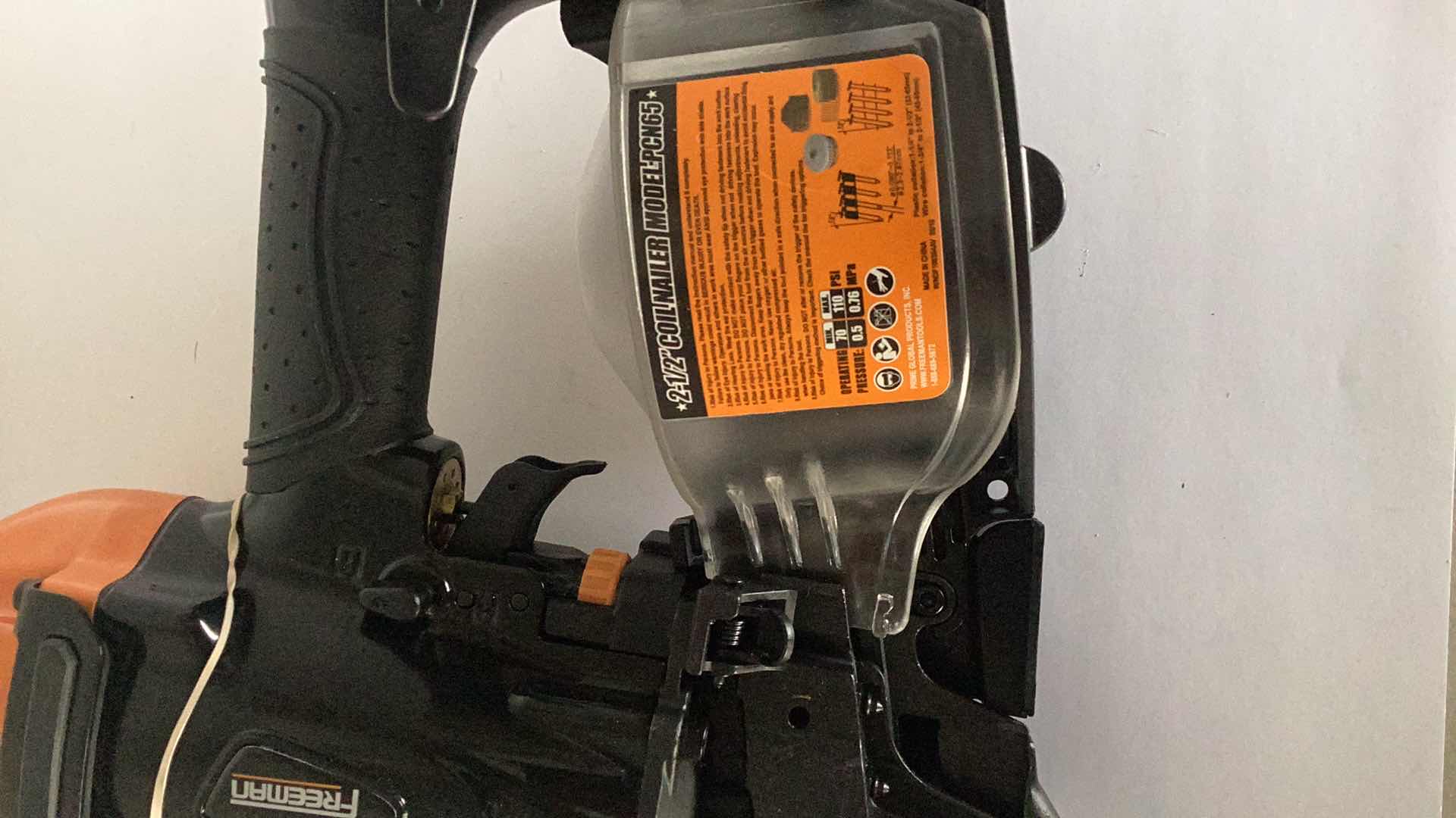 Photo 1 of FREEMAN MODEL PCN65 2 1/2” COIL NAILER