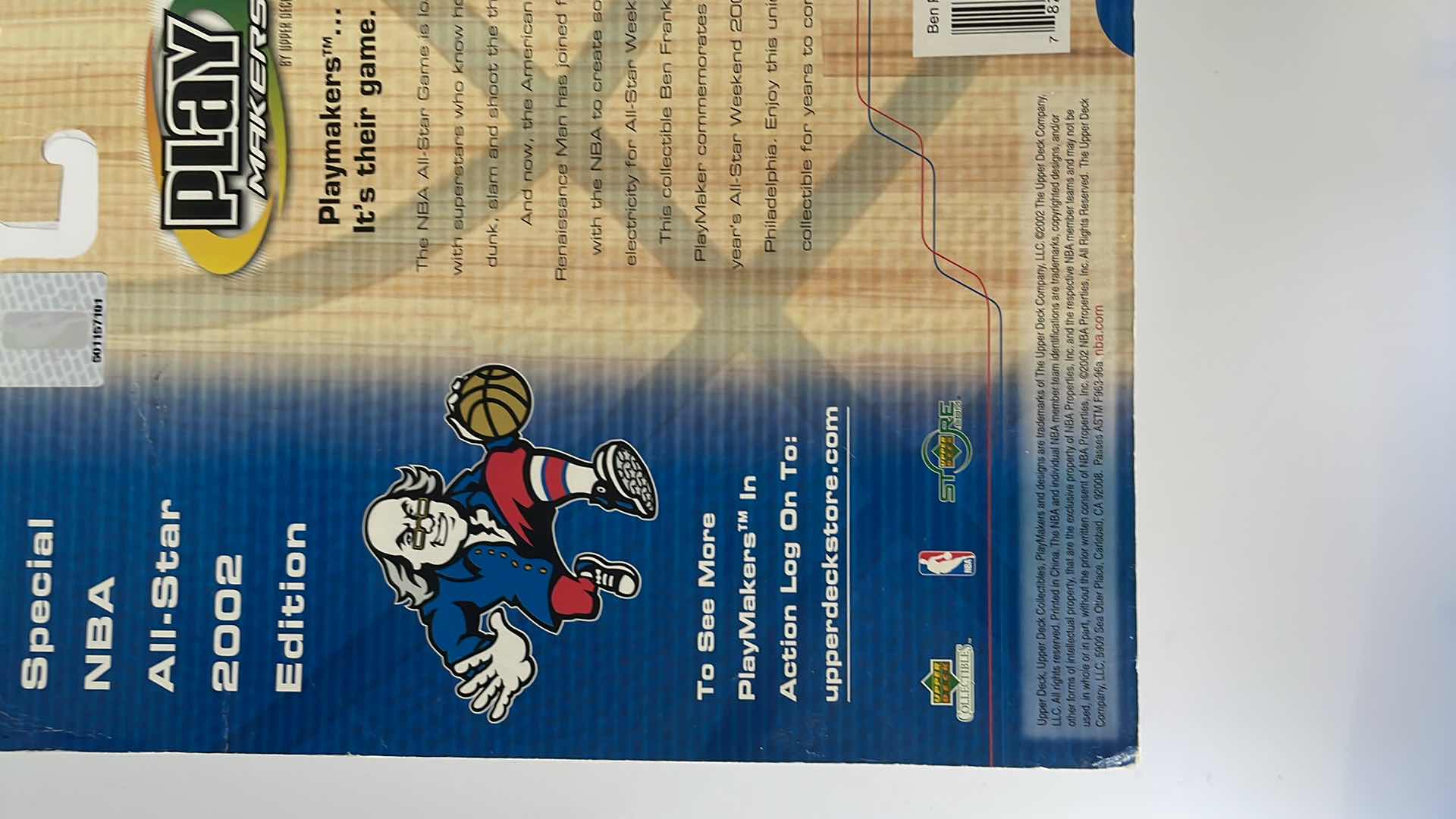 Photo 1 of NBA ALL STAR 2002 PLAYMAKER BOBBLEHEAD