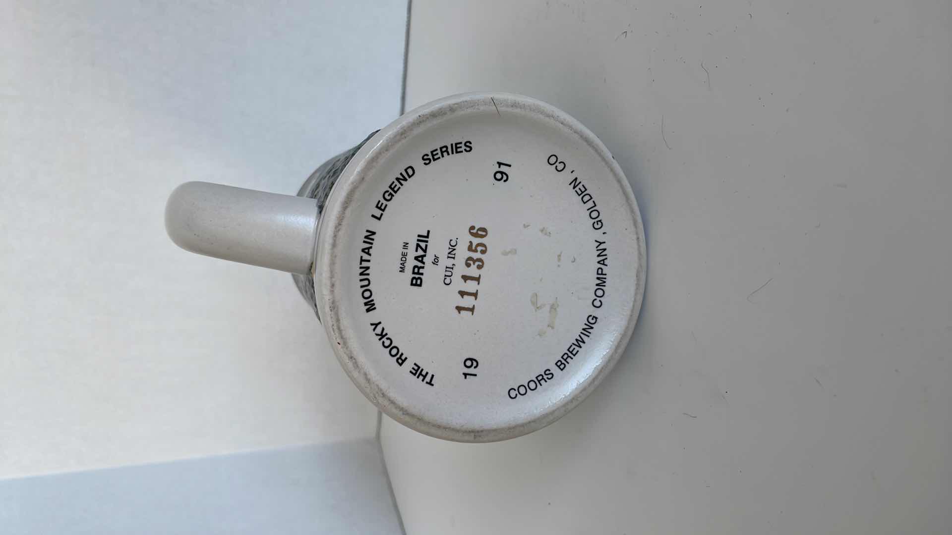 Photo 1 of COORS BREWING COMPANY MUG, THE ROCKY MOUNTAIN LEGEND SERIES