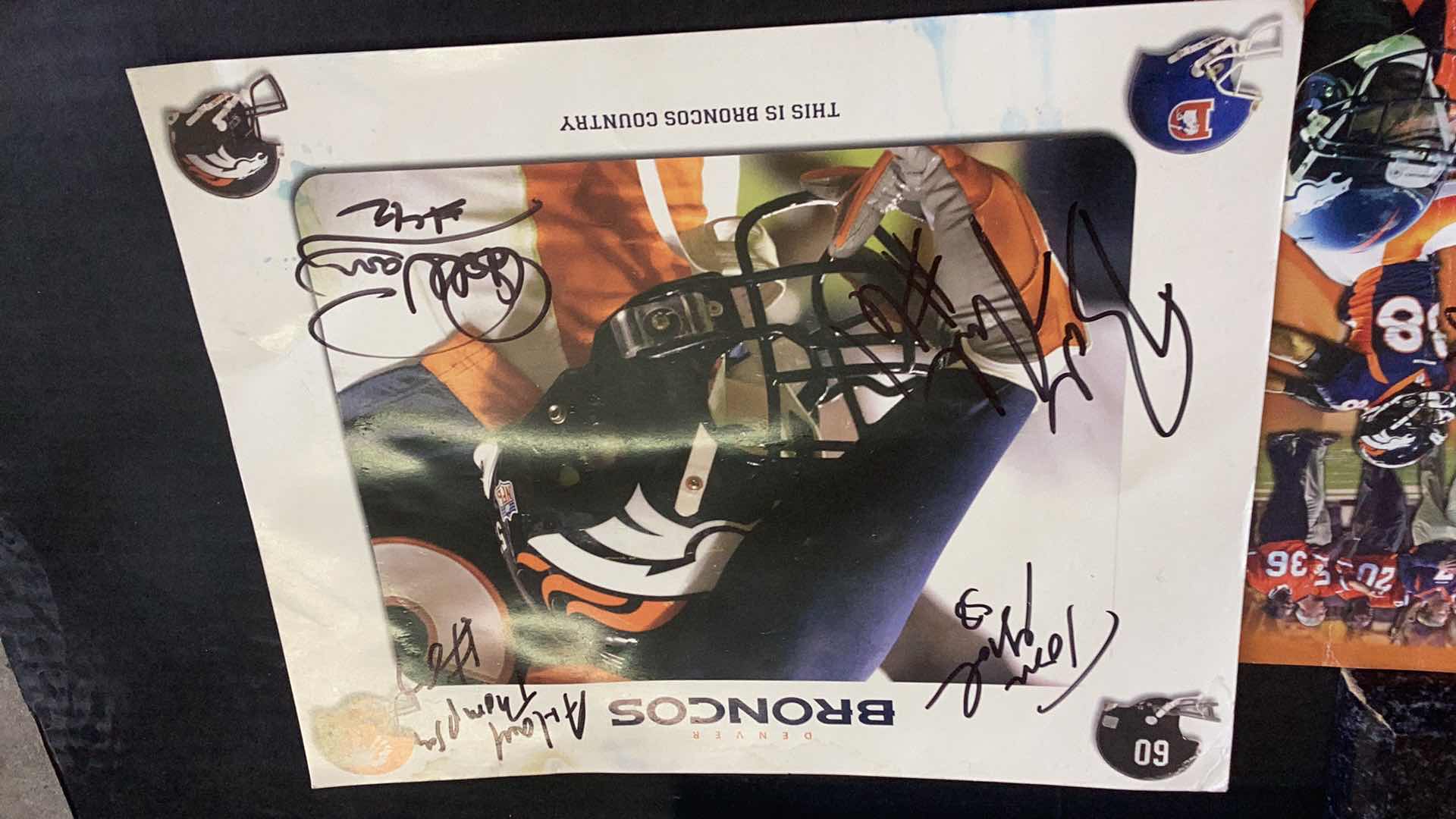 Photo 4 of ASSORTED DENVER BRONCOS PICTURES, SOME AUTOGRAPHED