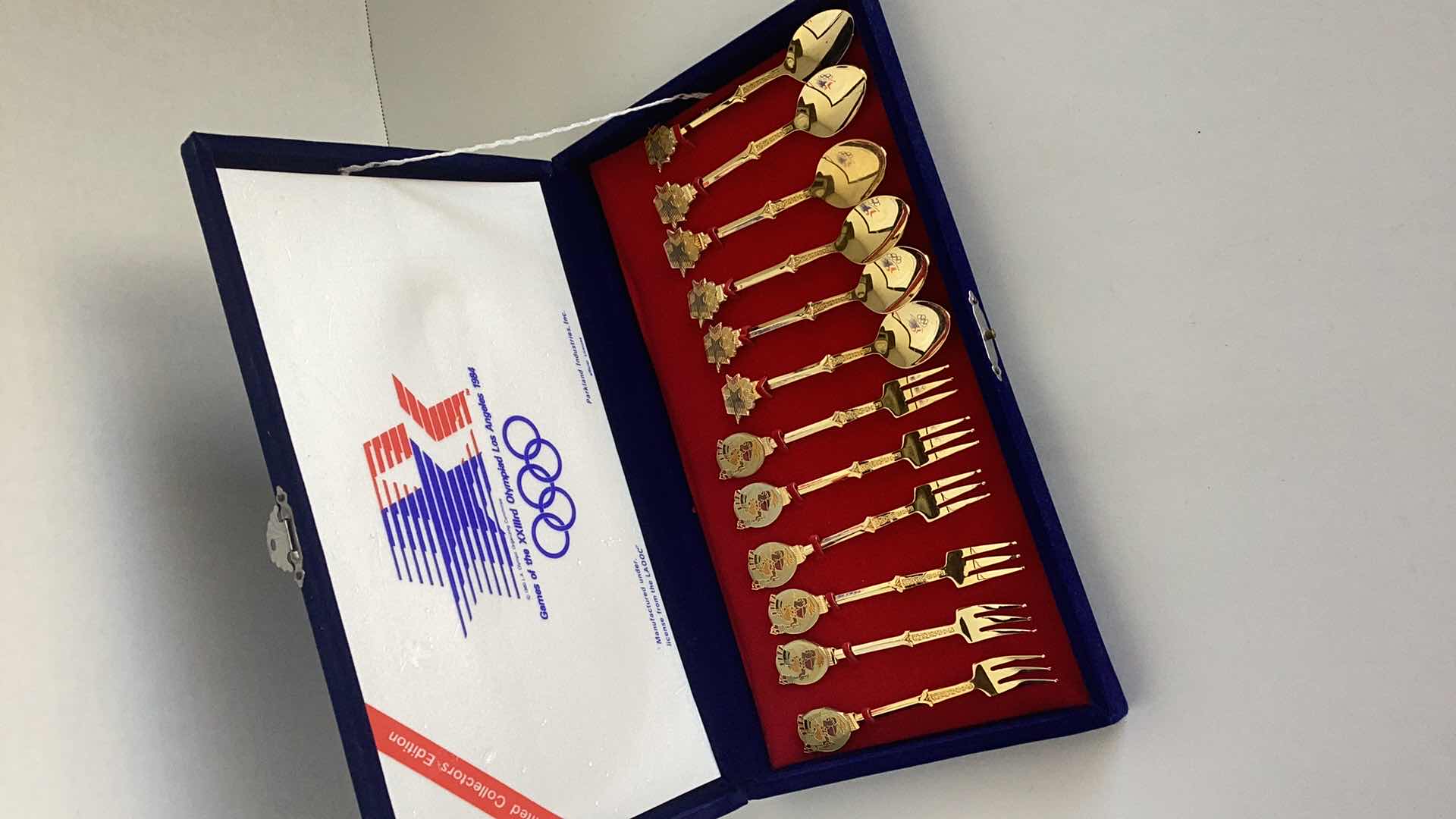 Photo 1 of 1984 OLYMPIC SPOON SET