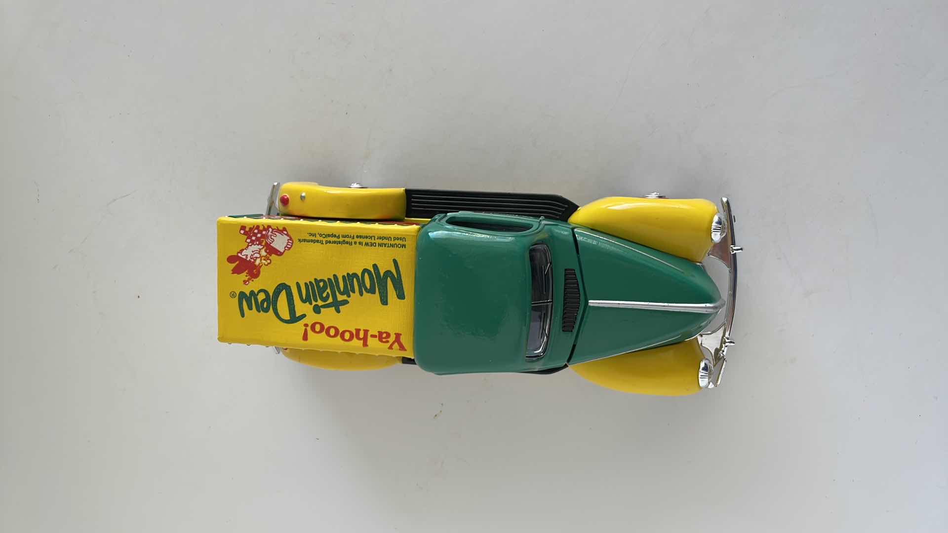 Photo 1 of DIE CAST YA-HOO! MOUNTAIN DEW CAR 7” LONG