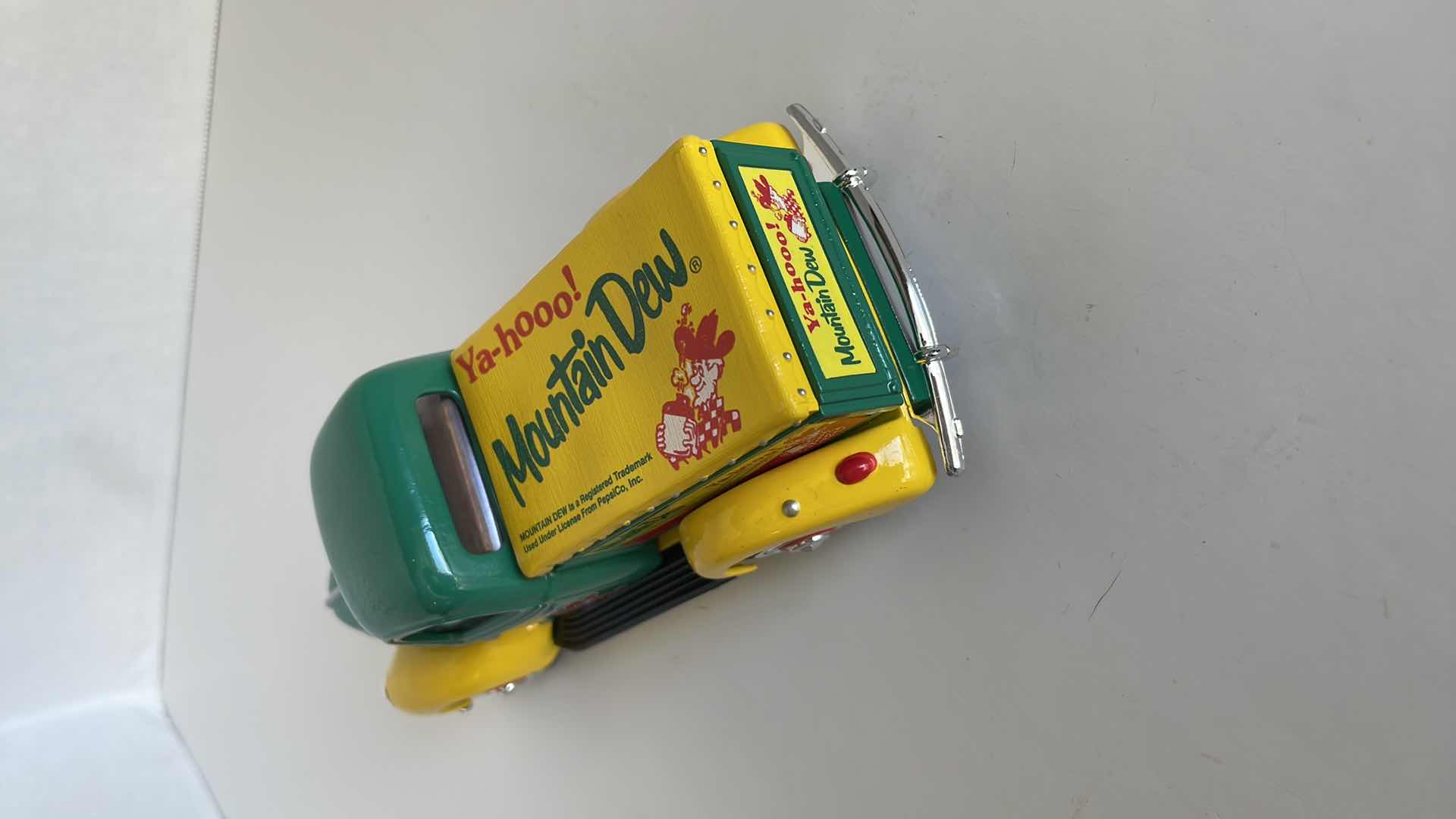 Photo 1 of DIE CAST YA-HOO! MOUNTAIN DEW CAR 7” LONG