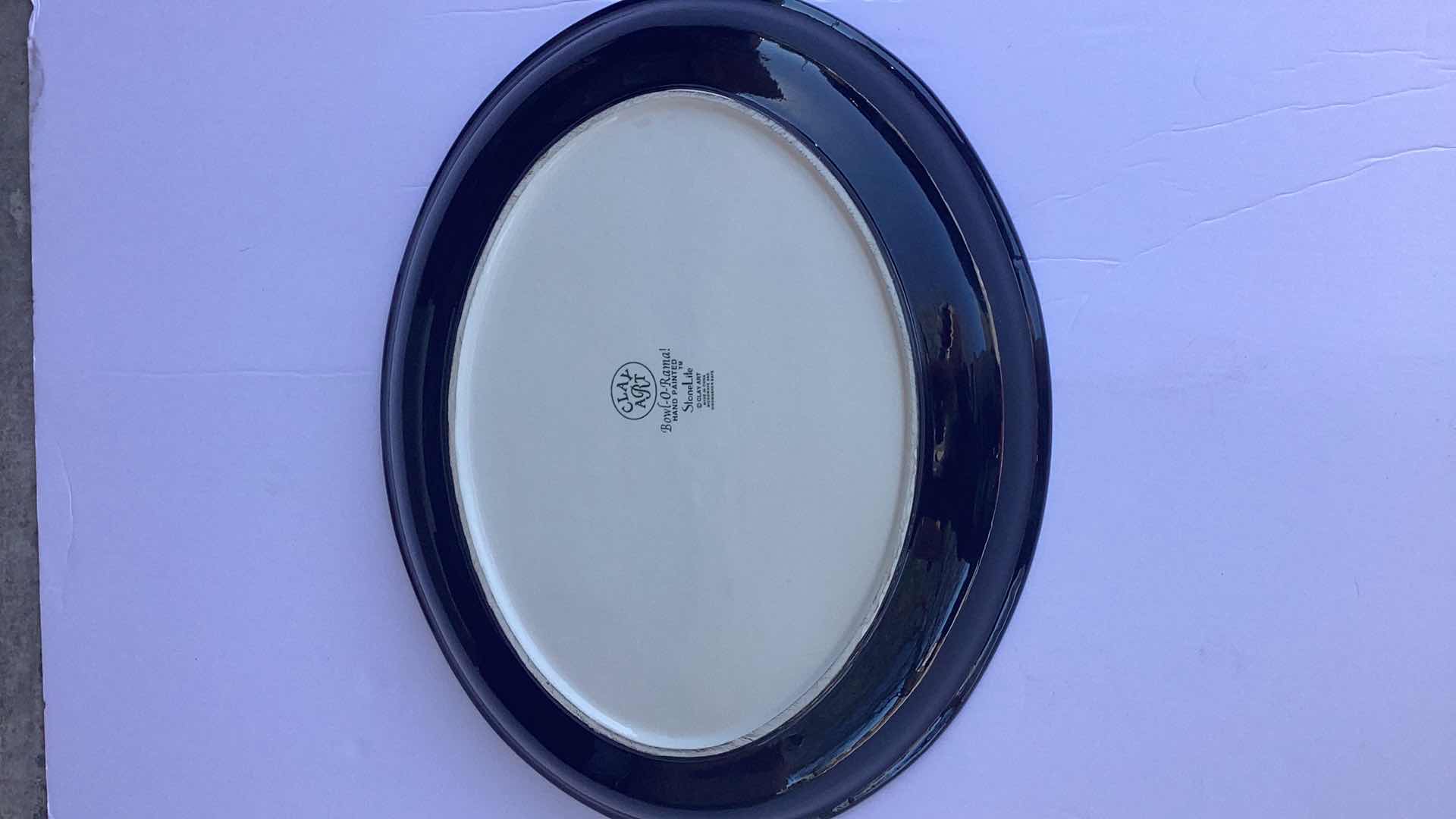 Photo 1 of BOWLARAMA LARGE PASTA PLATE 14” X 17”