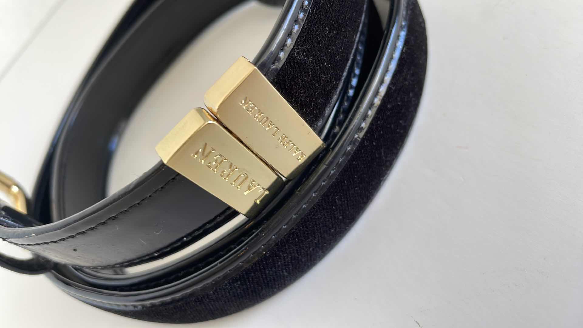 Photo 1 of BLACK WOMENS RALPH LAUREN BELT SIZE XL