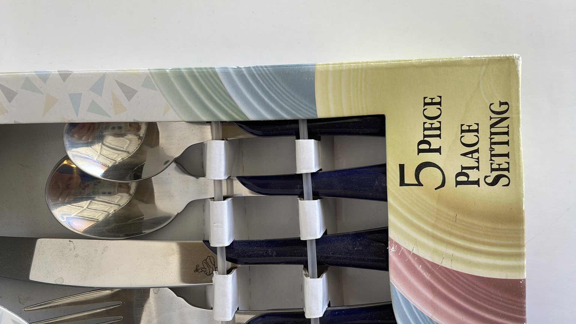 Photo 1 of GENUINE FIESTA 5 PIECE PLACE SETTING SILVERWARE SET