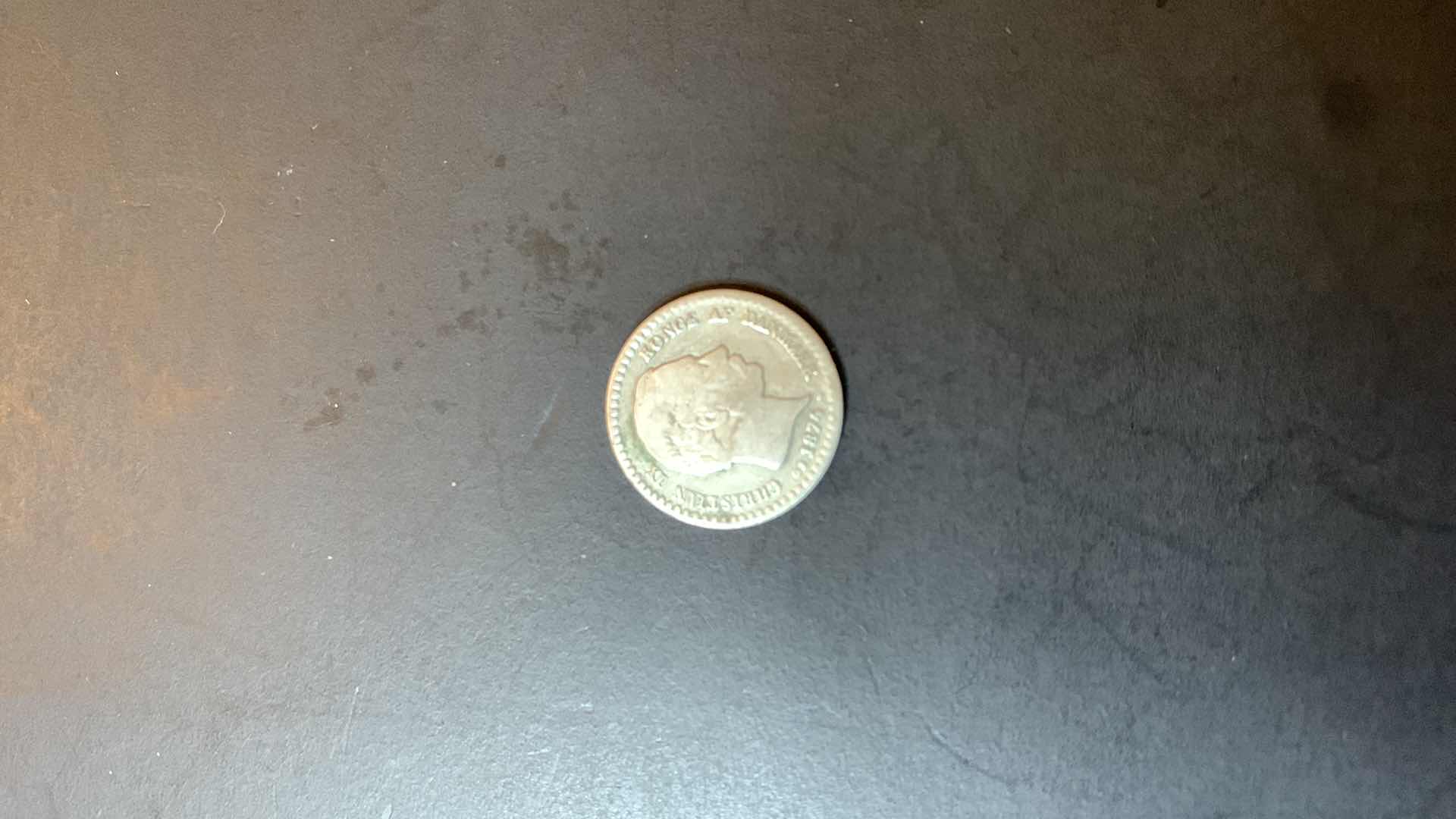 Photo 1 of 1874 DENMARK 10 ORE