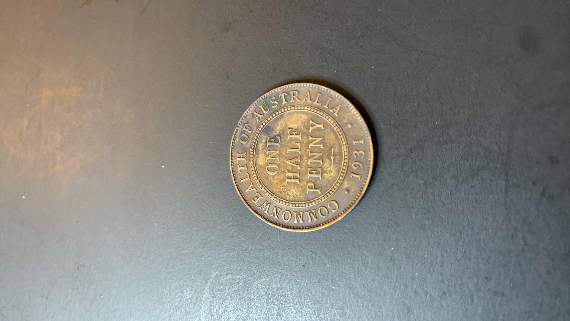 Photo 1 of 1931 AUSTRALIA 1/2 PENNY