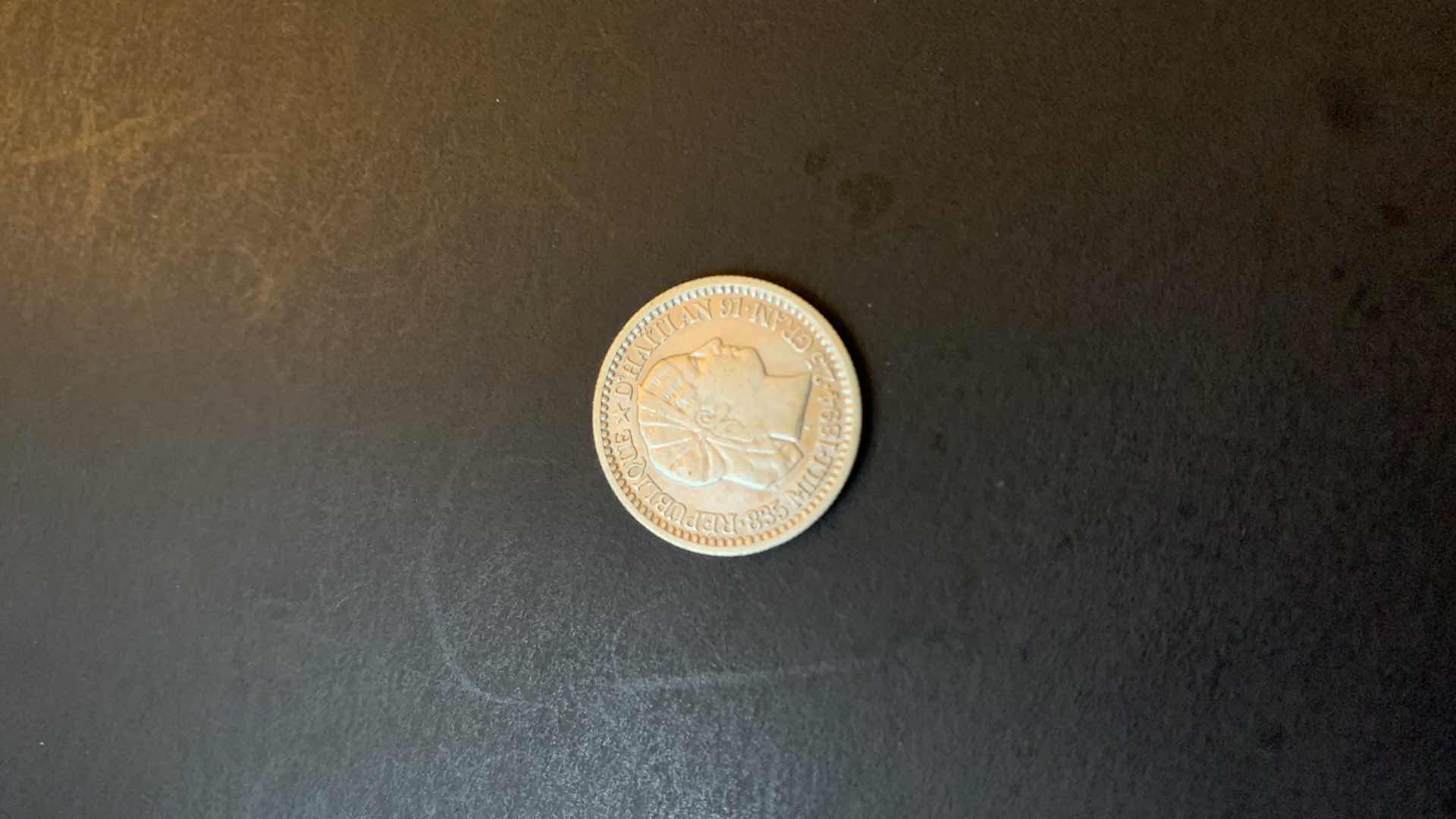 Photo 1 of 1894 HAITI 10 CENTIMES