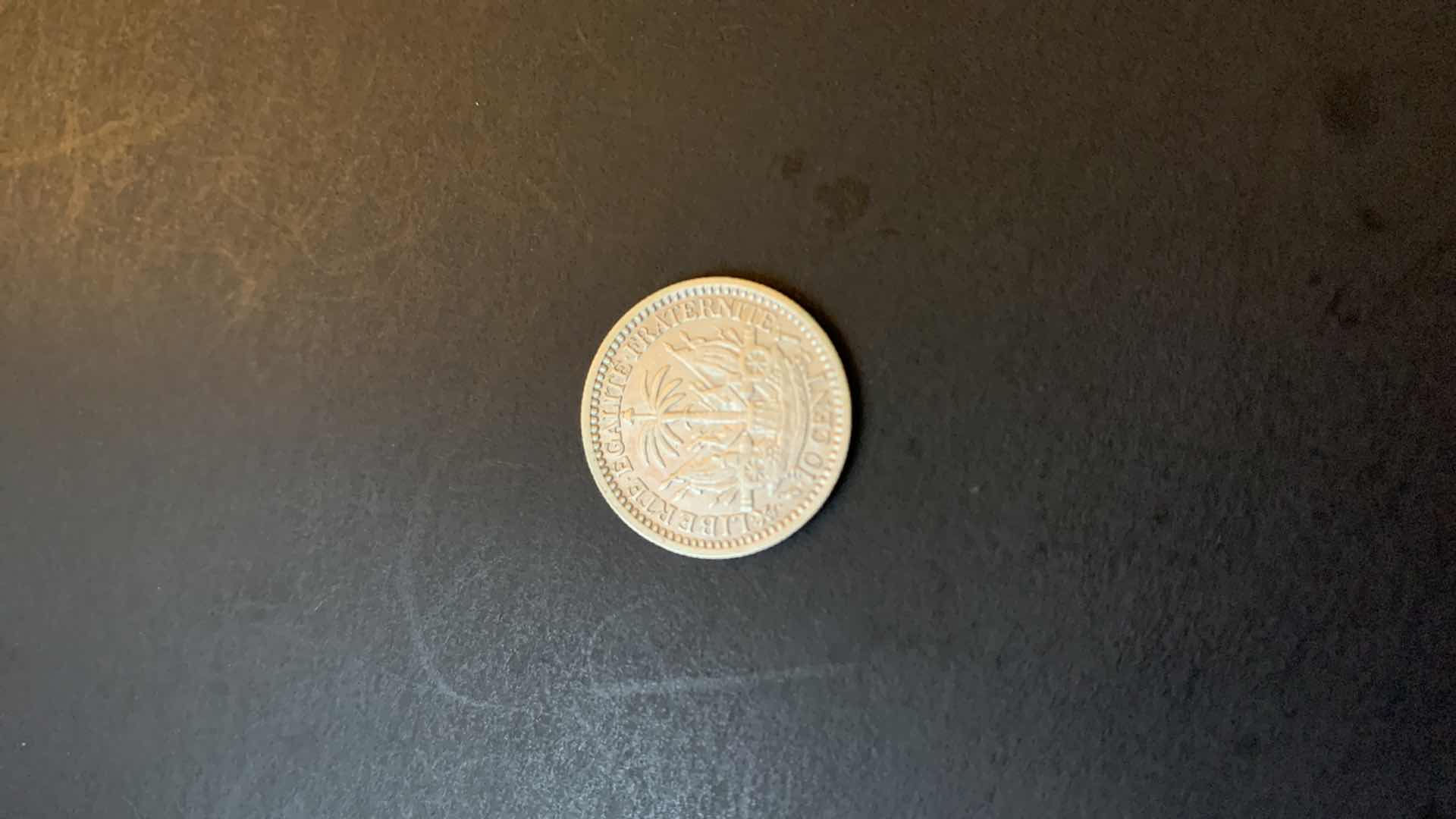 Photo 1 of 1894 HAITI 10 CENTIMES