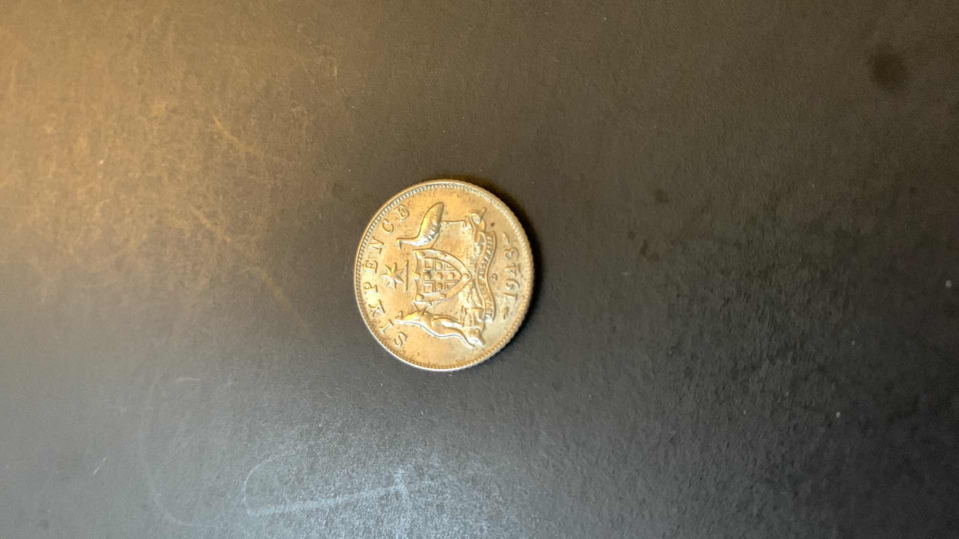 Photo 1 of 1943 AUSTRALIA 6 PENCE