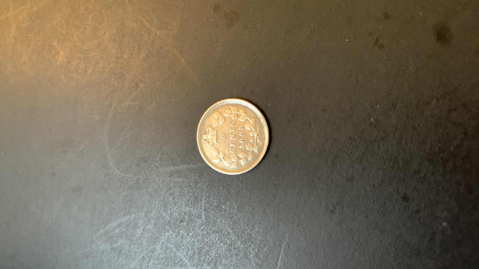 Photo 1 of 1893 CANADA 5 CENTS