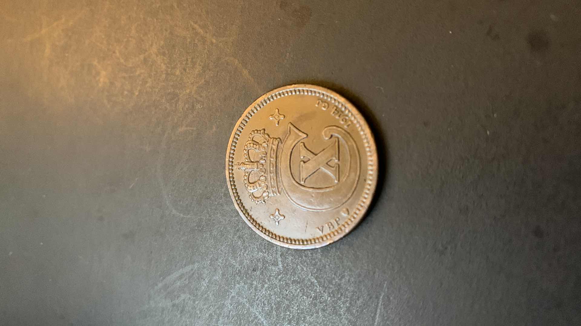 Photo 1 of 1914 DENMARK 5 ORE