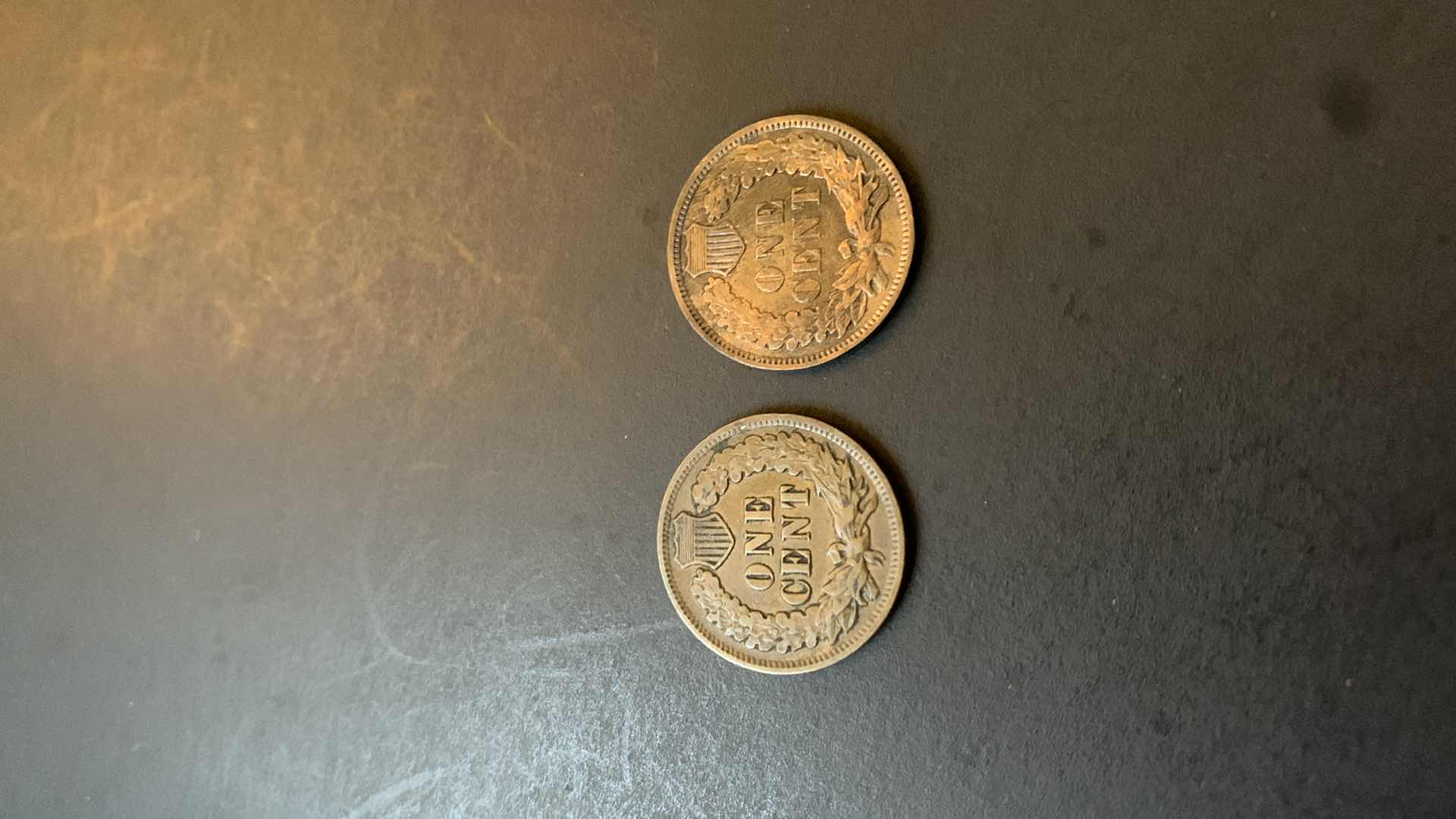 Photo 1 of 1905 NATIVE AMERICAN ONE CENT & 1907 NATIVE AMERICAN ONE CENT