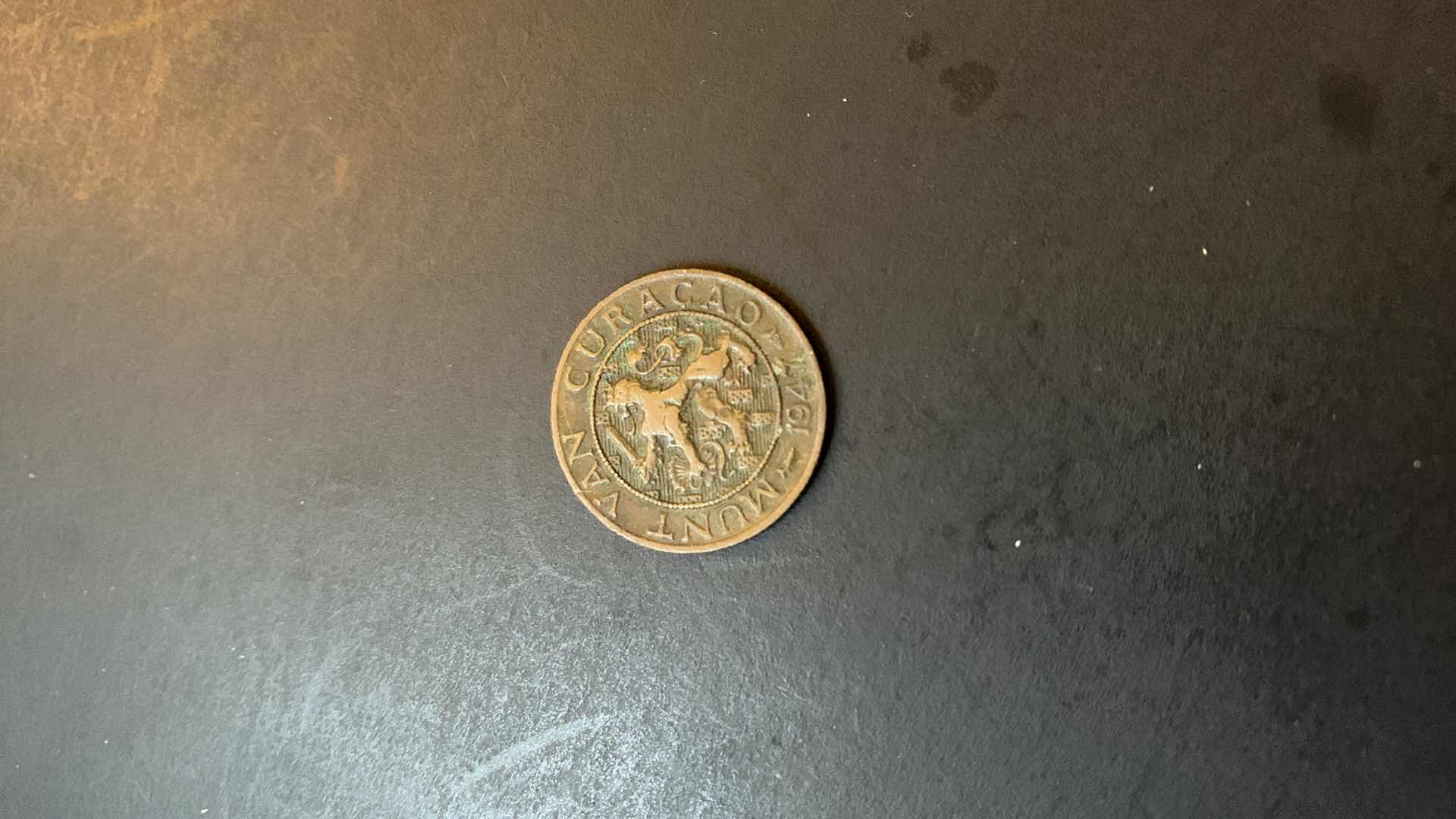 Photo 1 of 1947 CURACAO 1 CENT