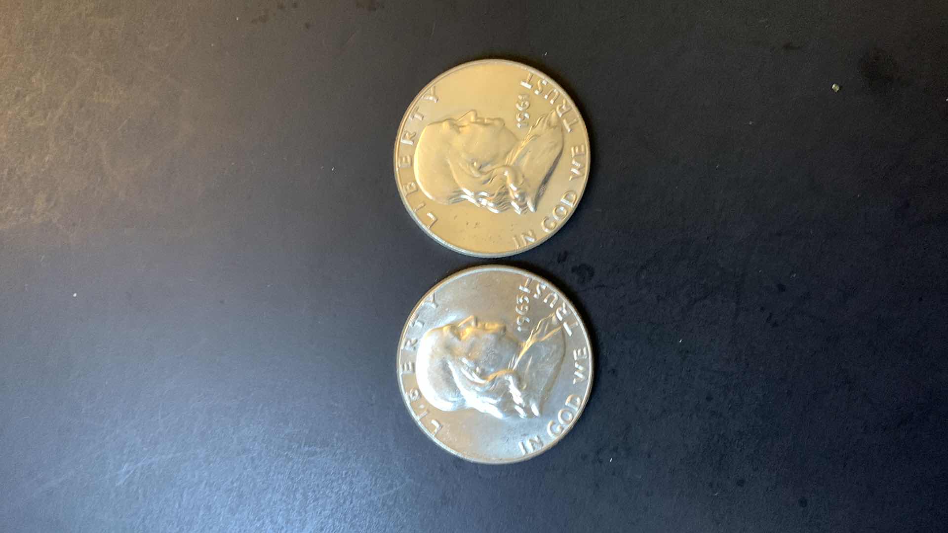 Photo 1 of 1961 UNITED STATES HALF DOLLAR & 1963 UNITED STATES HALF DOLLAR