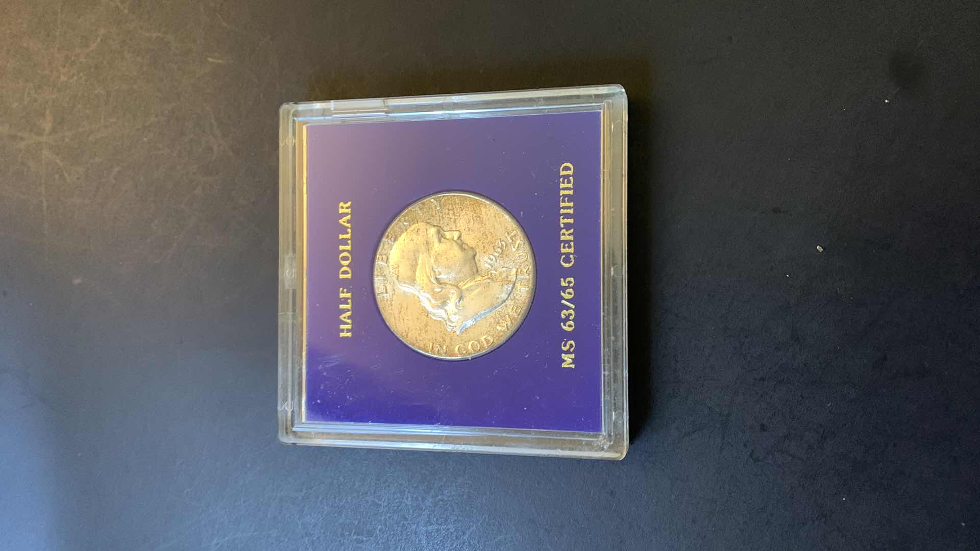 Photo 1 of 1963 UNITED STATES HALF DOLLAR IN BOX