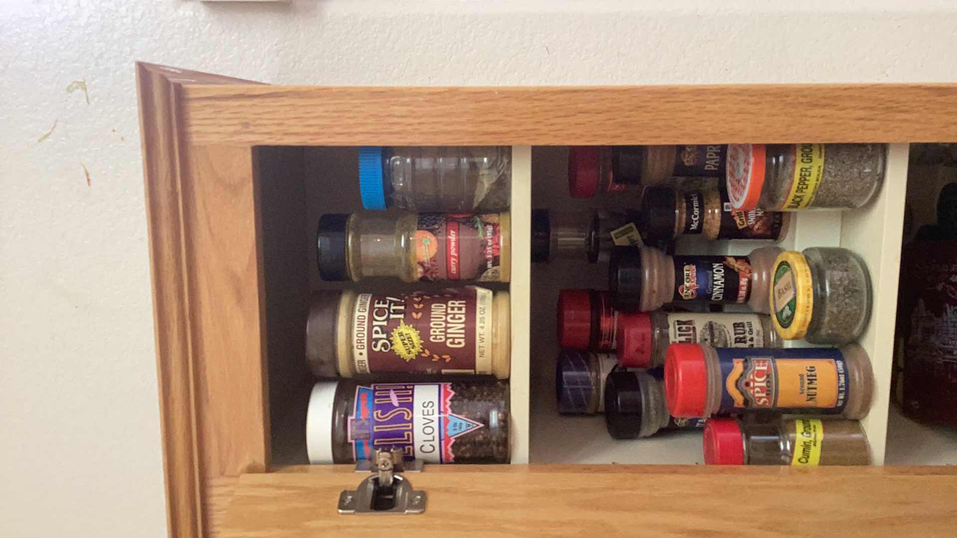 Photo 1 of 3 SHELVES OF SPICES