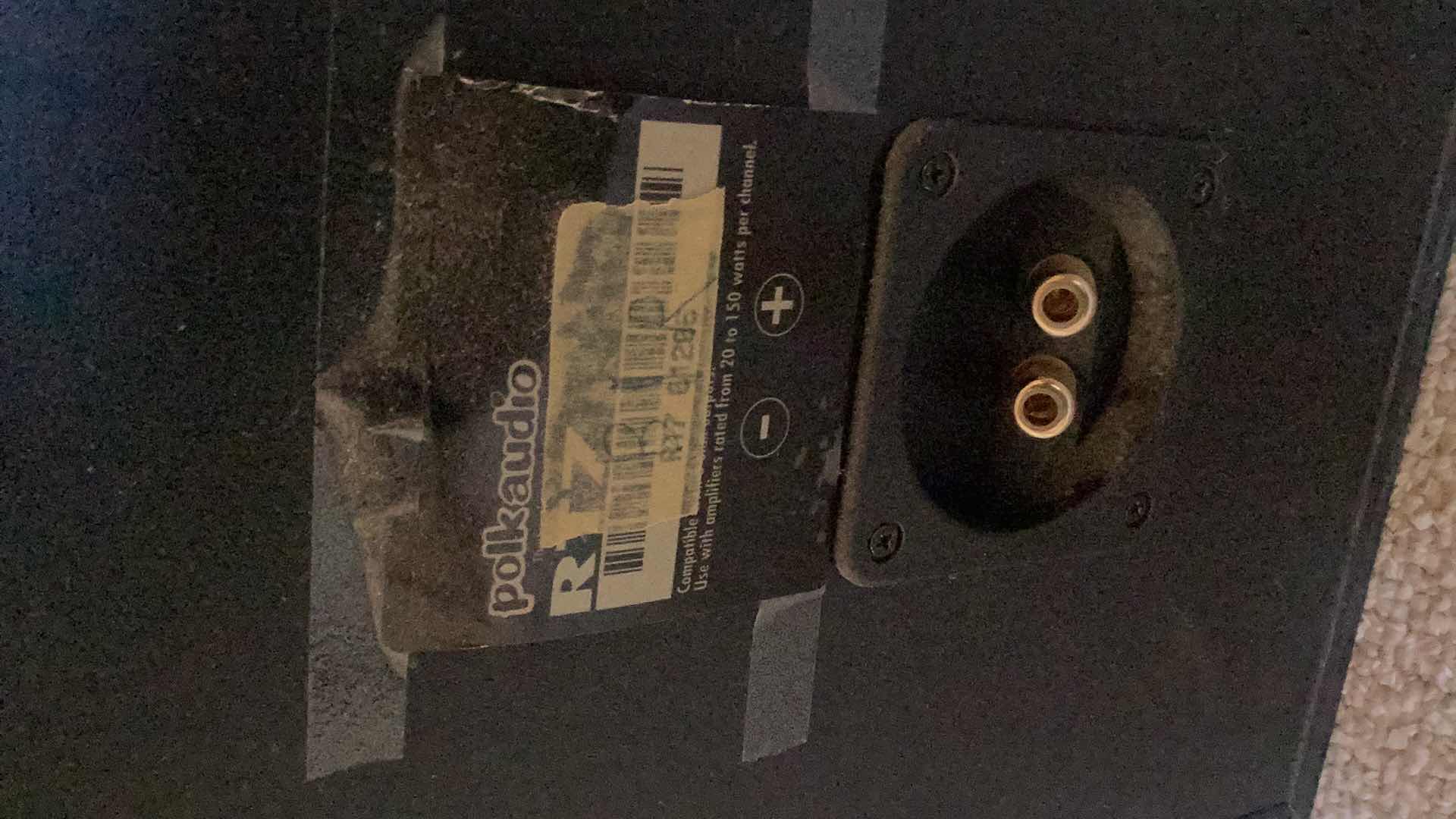 Photo 1 of SET OF POLK AUDIO SPEAKERS