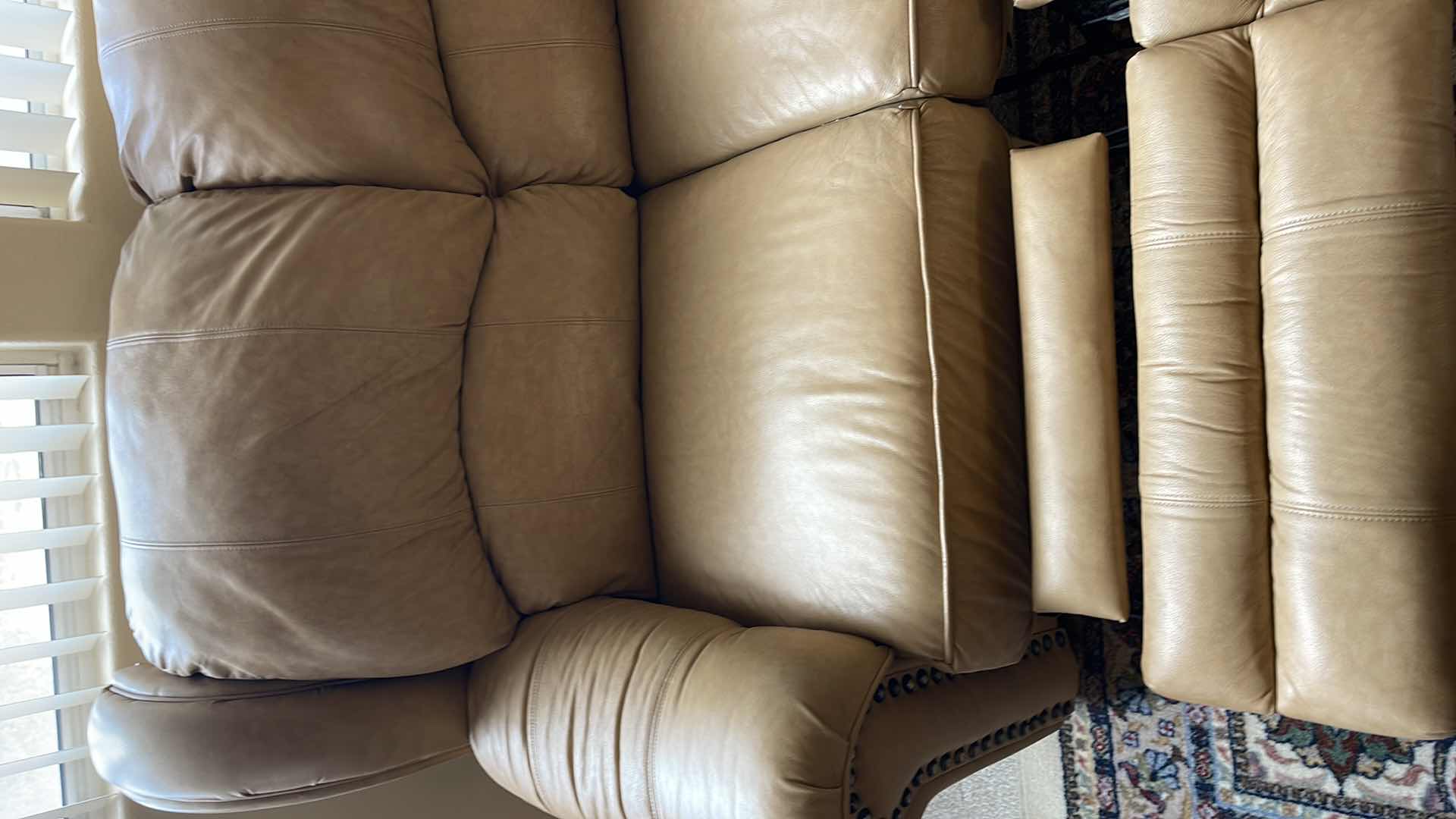 Photo 1 of DOUGLAS 64”LEATHER LOVE SEAT (MATCHING SOFA SOLD SEPARATELY)