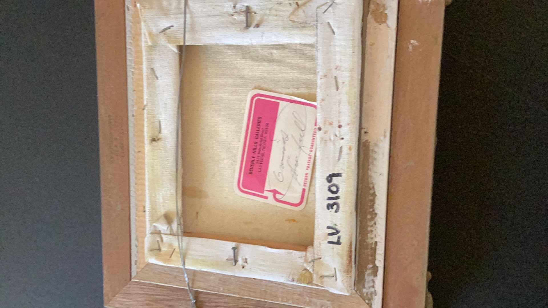 Photo 1 of VINTAGE ARTWORK SIGNED BY WALLACE