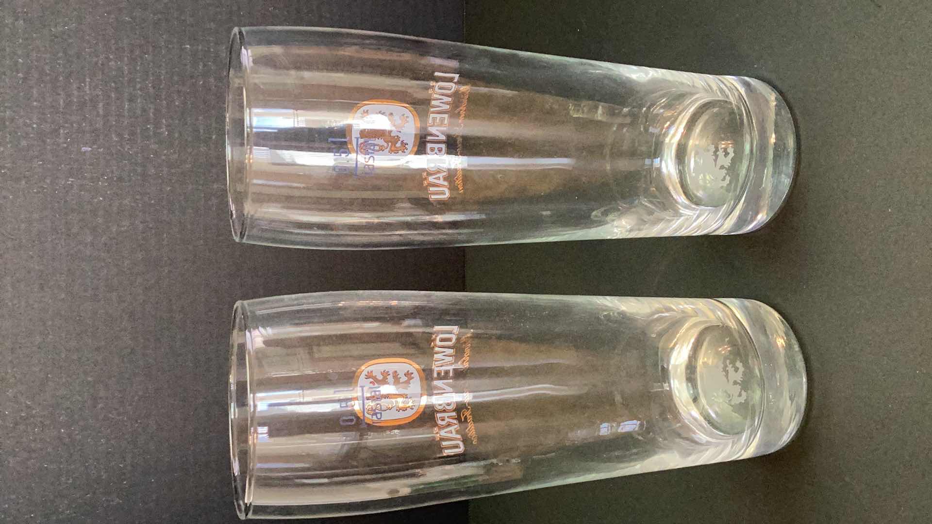 Photo 1 of LOWENBRAU BEER GLASS SET OF 2