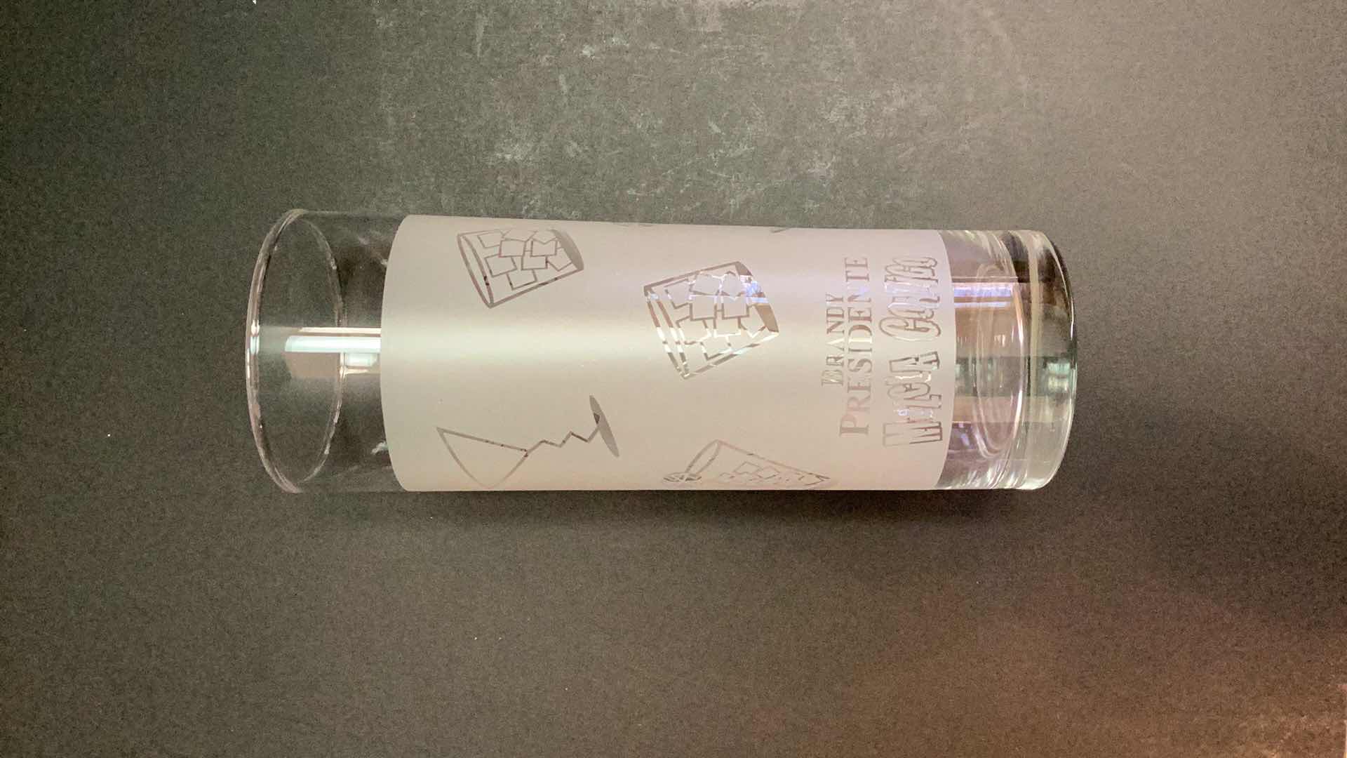 Photo 1 of BRANDY PRESIDENT MEZCAL CONTIGO 6 TALL GLASSES