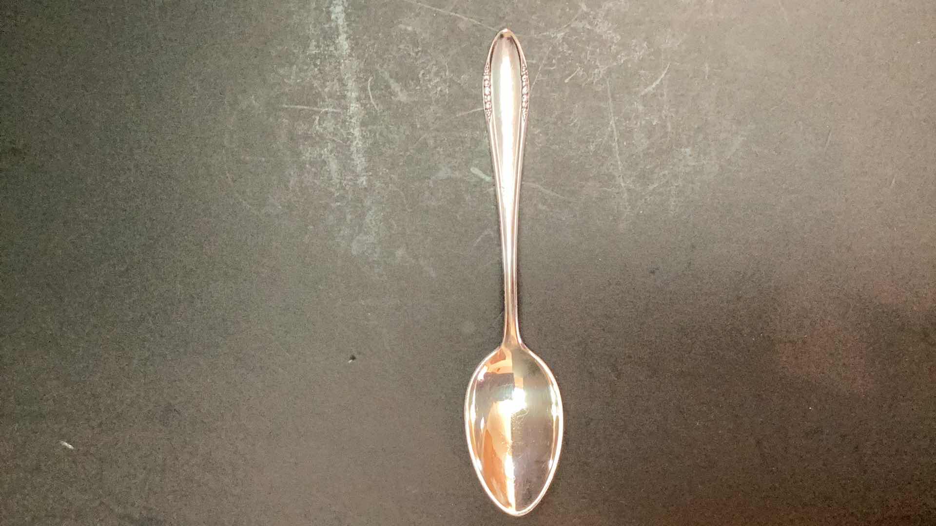 Photo 1 of U.BUTTFAMMER COFFEE TEA SPOON 90%SILVER