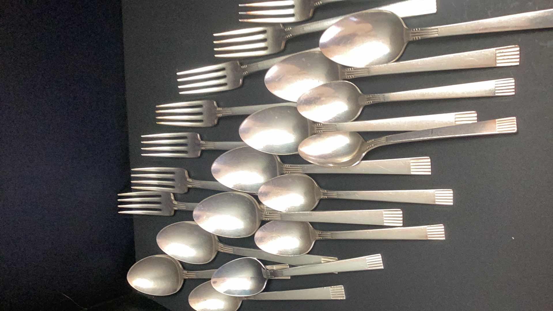 Photo 1 of VINTAGE 39 PIECE ONEDIA FLATWARE SET