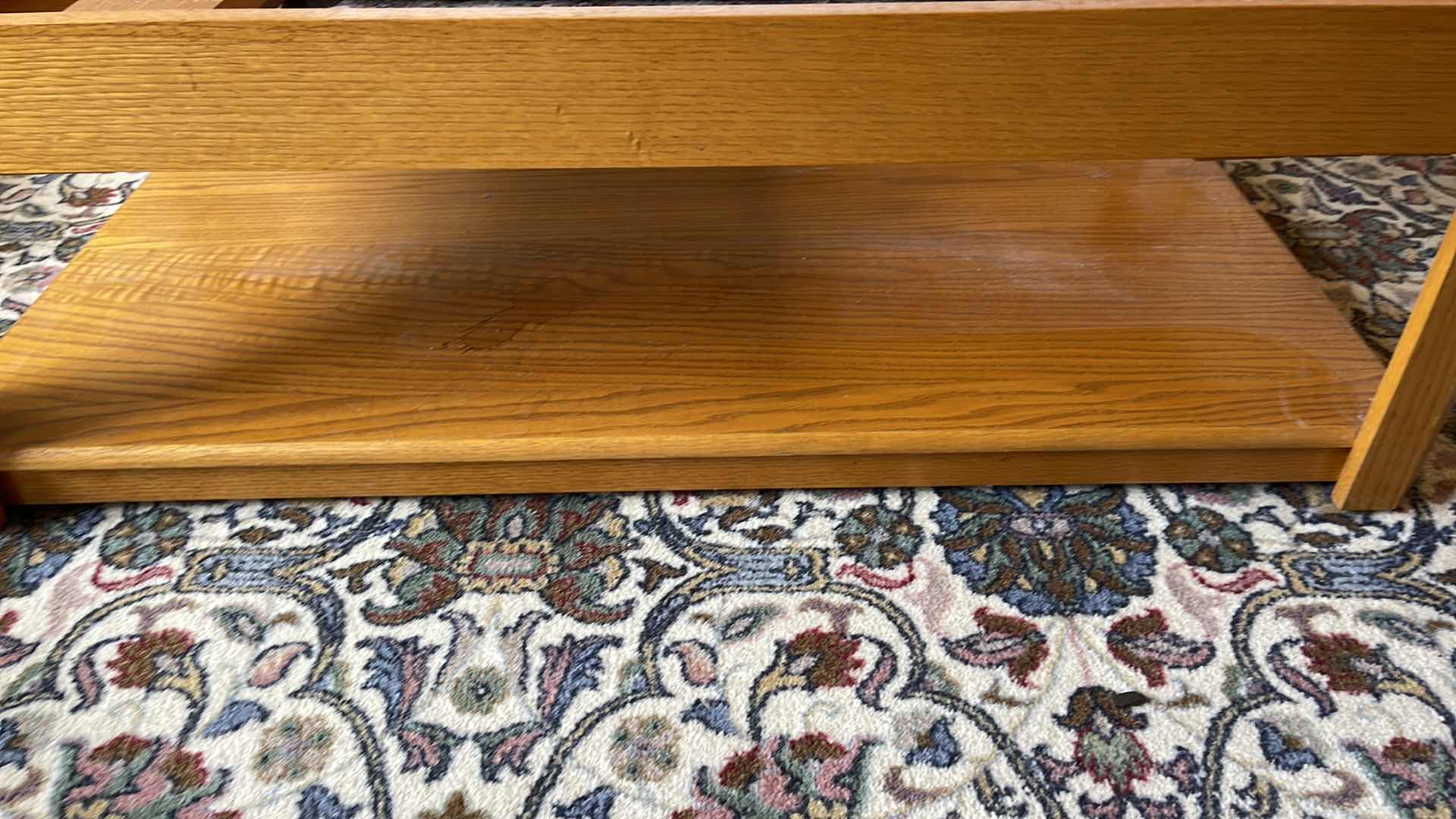 Photo 1 of WOOD BASE ADJUSTABLE HEIGHT COFFEE TABLE 48” X 25” H17”