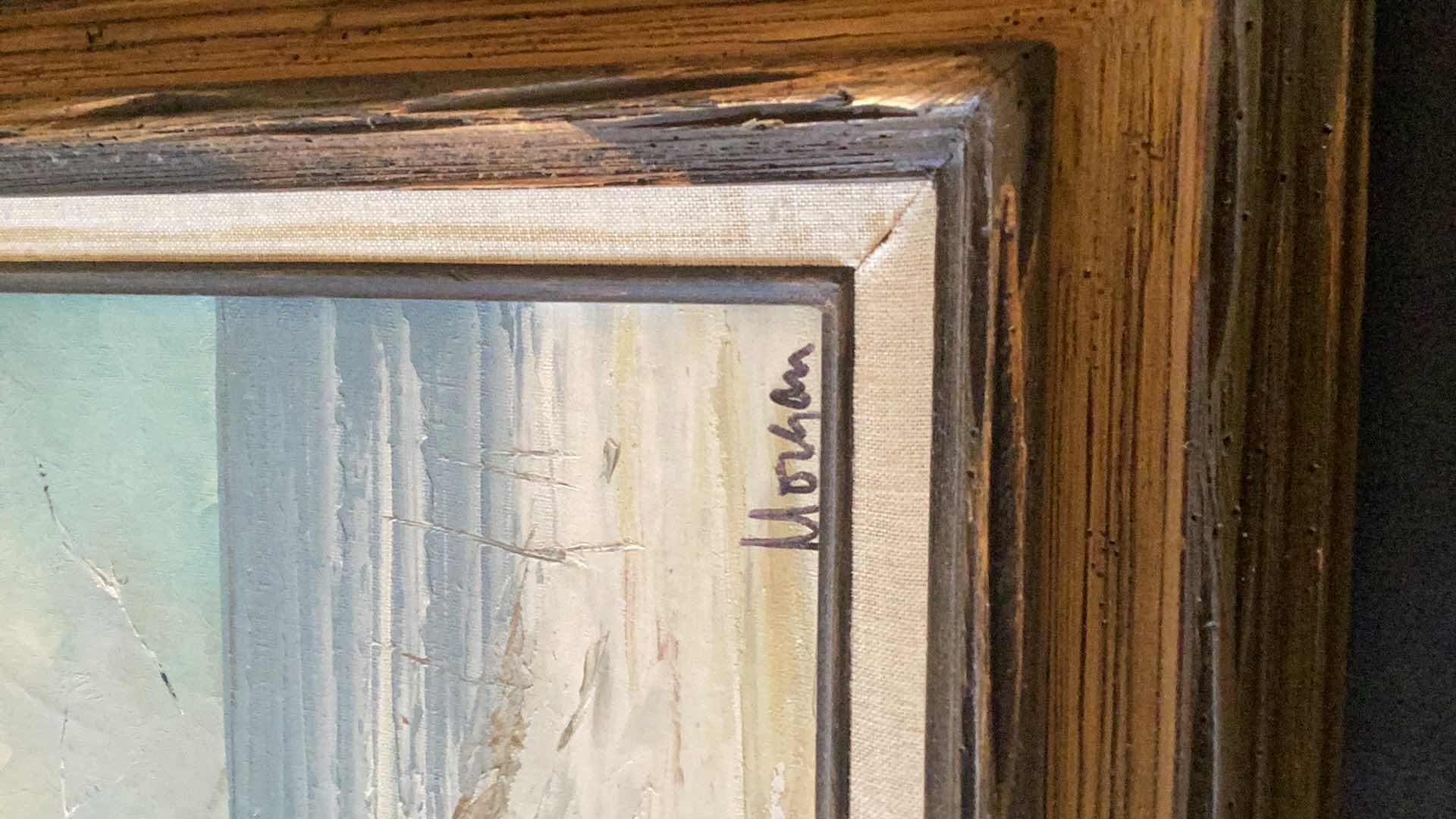 Photo 1 of BEACH PAINTING BY MORGAN 27” X 24”