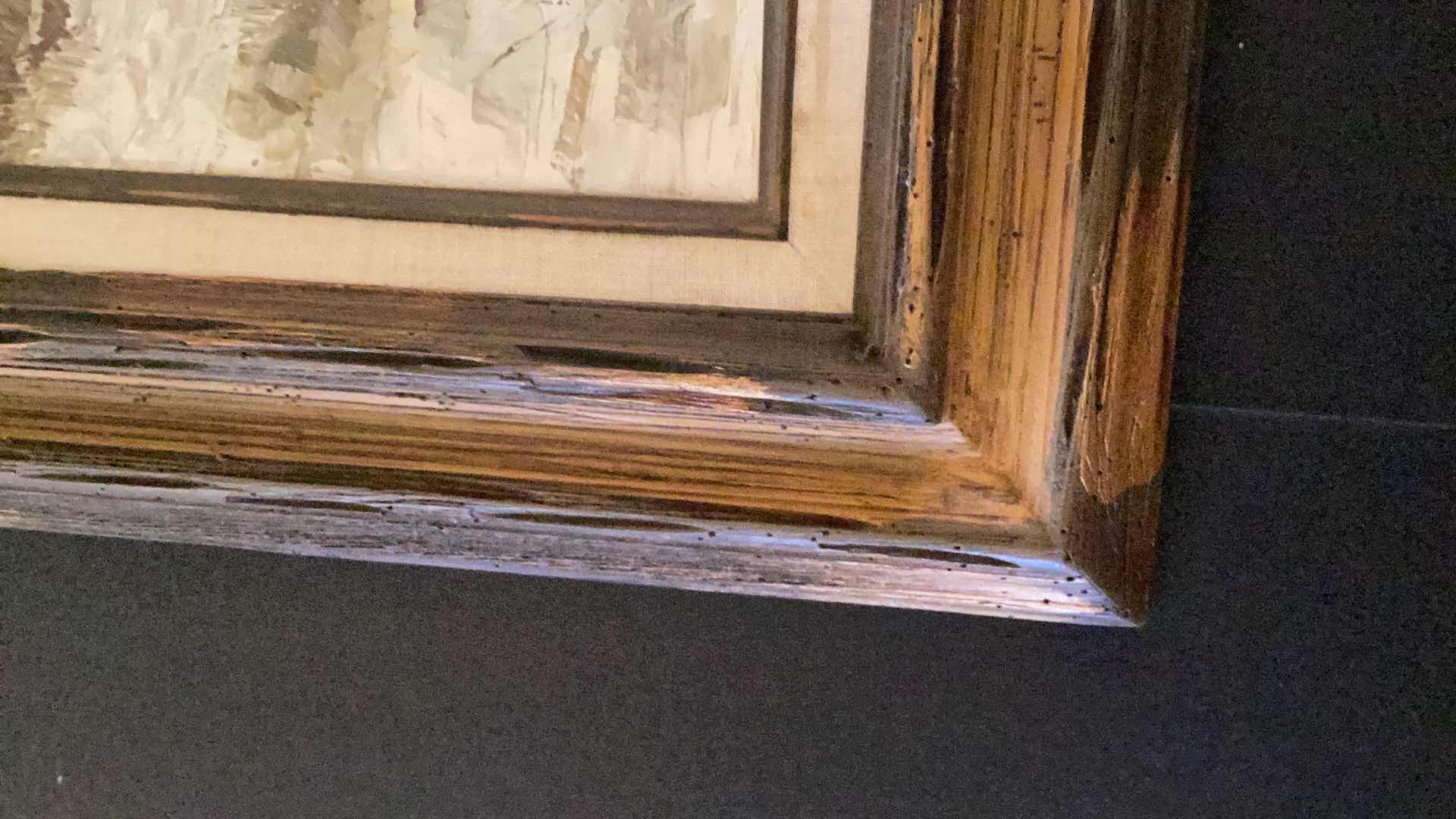 Photo 1 of BEACH PAINTING BY MORGAN 27” X 24”