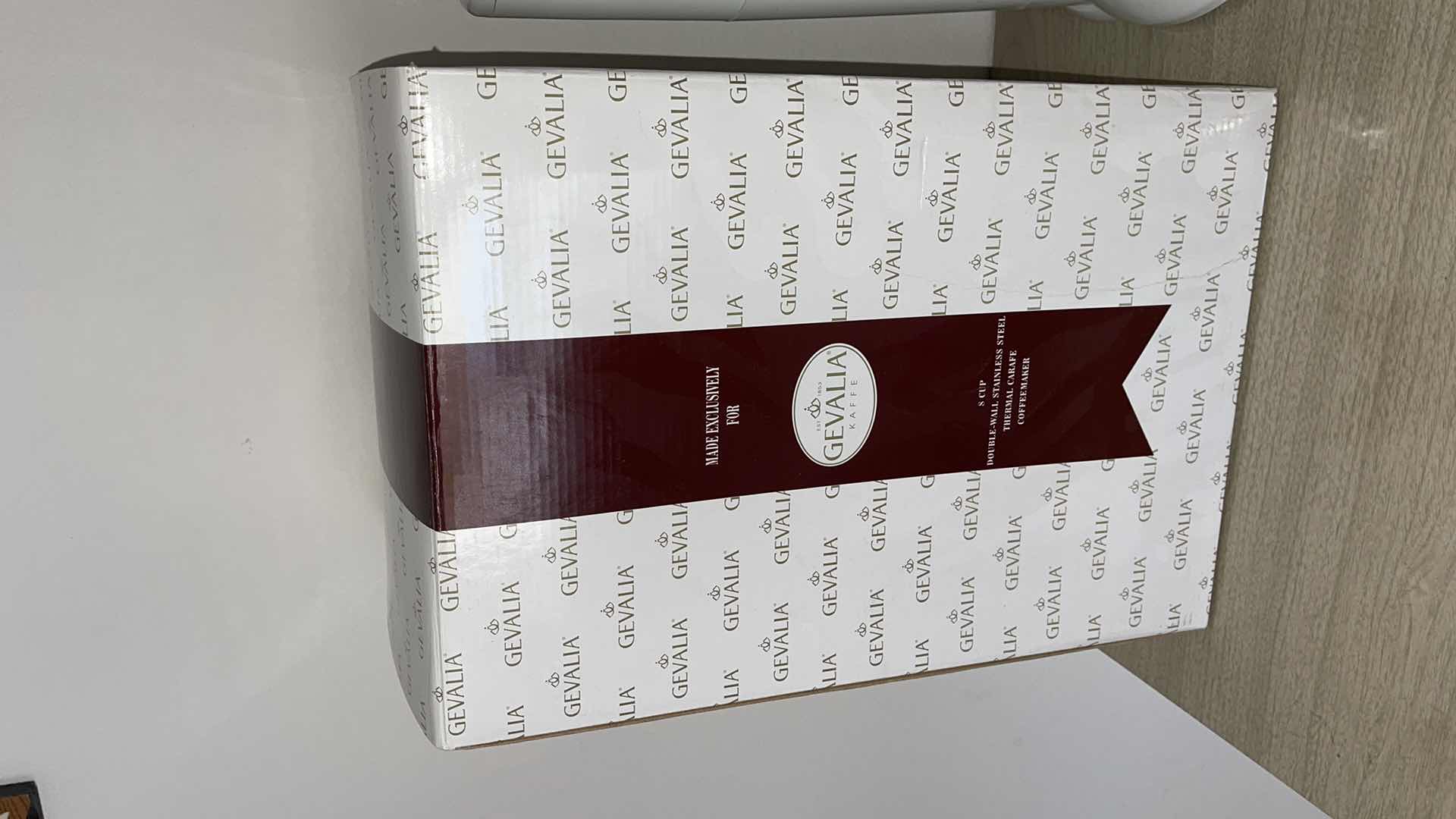 Photo 1 of GEVALIA COFFEE MAKER W BOX (USED)